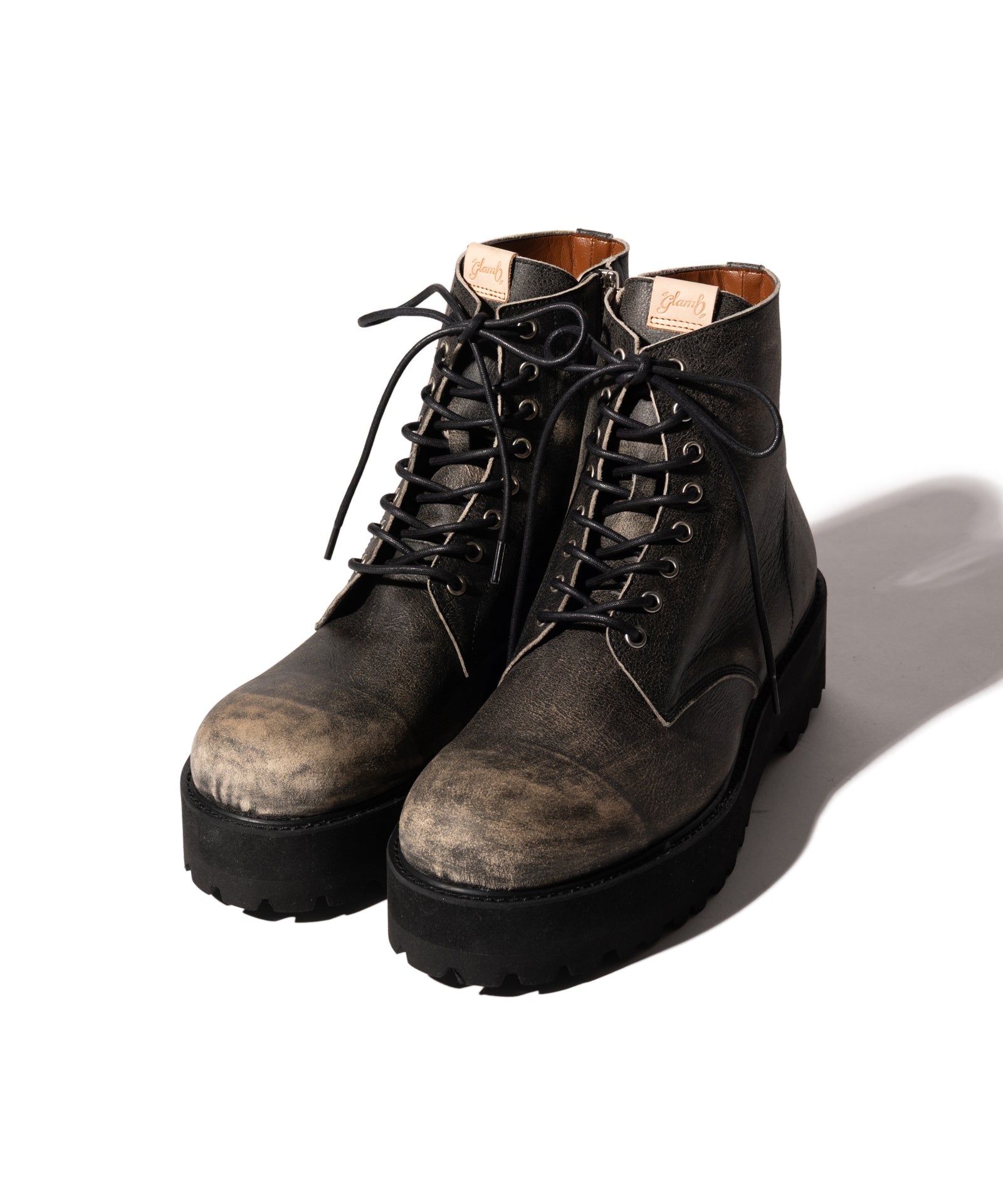 GB0425/AC03 : Craft Lace Up Boots / クラフトレースアップブーツ