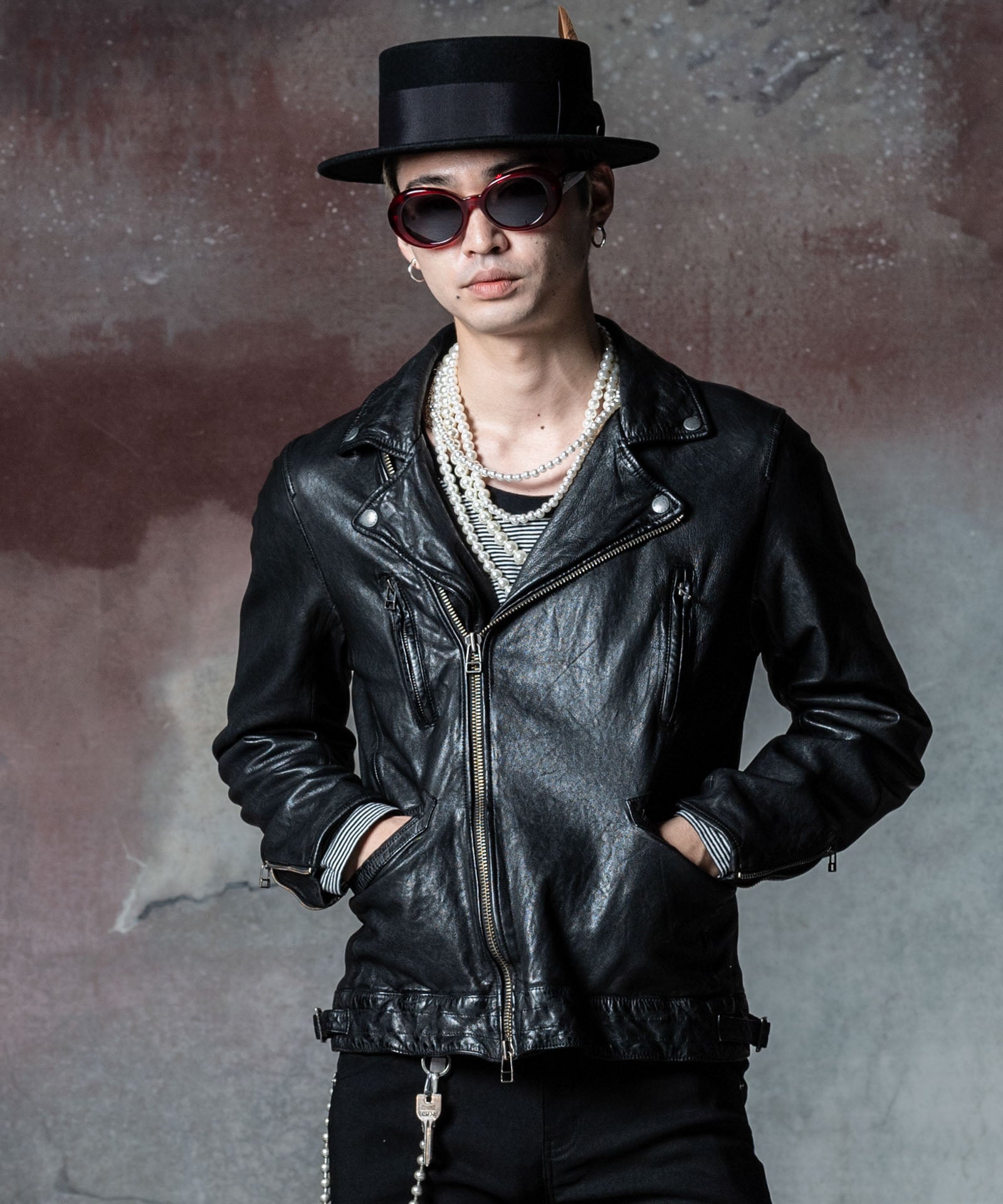 GB0324/JKT01 : Punk Bouquet Riders Jacket / パンクブーケライダース