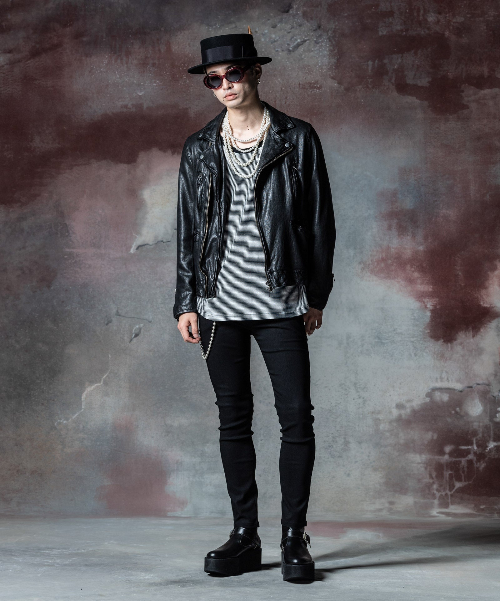 GB0324/JKT01 : Punk Bouquet Riders Jacket / パンクブーケライダース