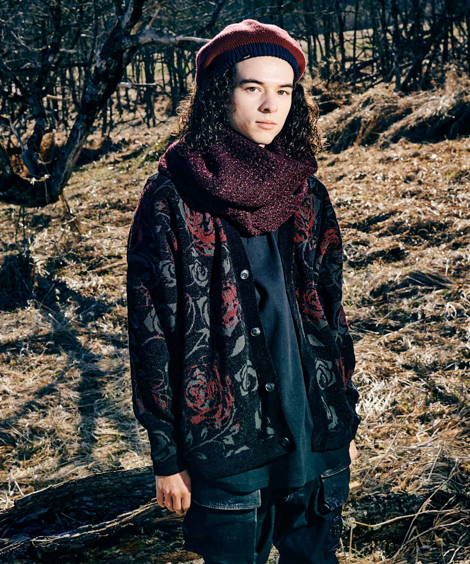 GB0325/AC04 : Hidden Valley Tweed Snood / ヒドゥンバレーツイード