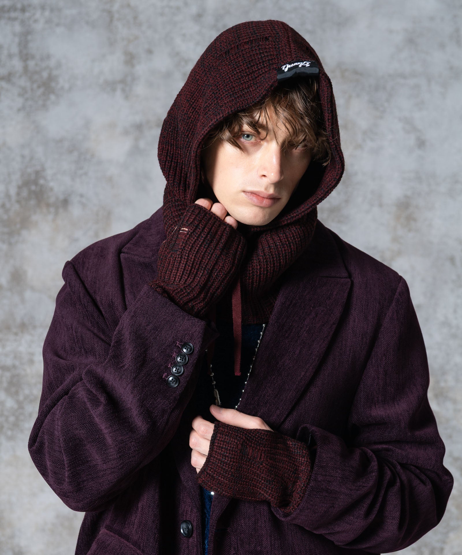 GB0325/AC05: Grunge Hoodie Snood | glamb Online Store | ブランド
