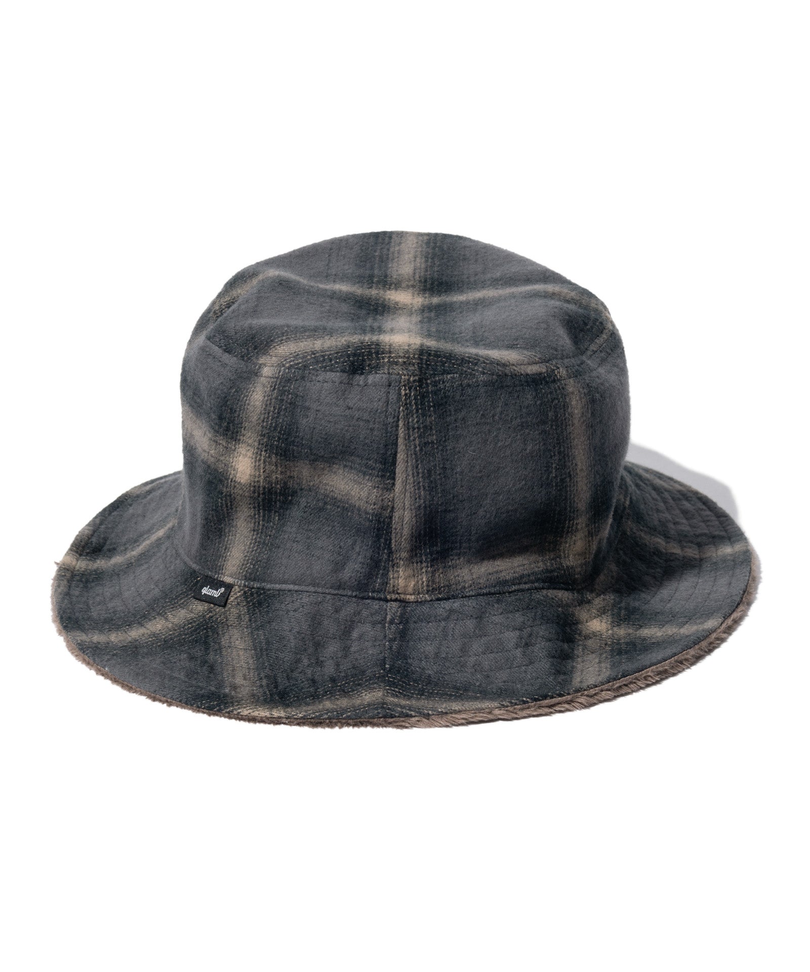 GB0325/CP03 : Reversible Boa Bucket Hat / リバーシブルボアバケット