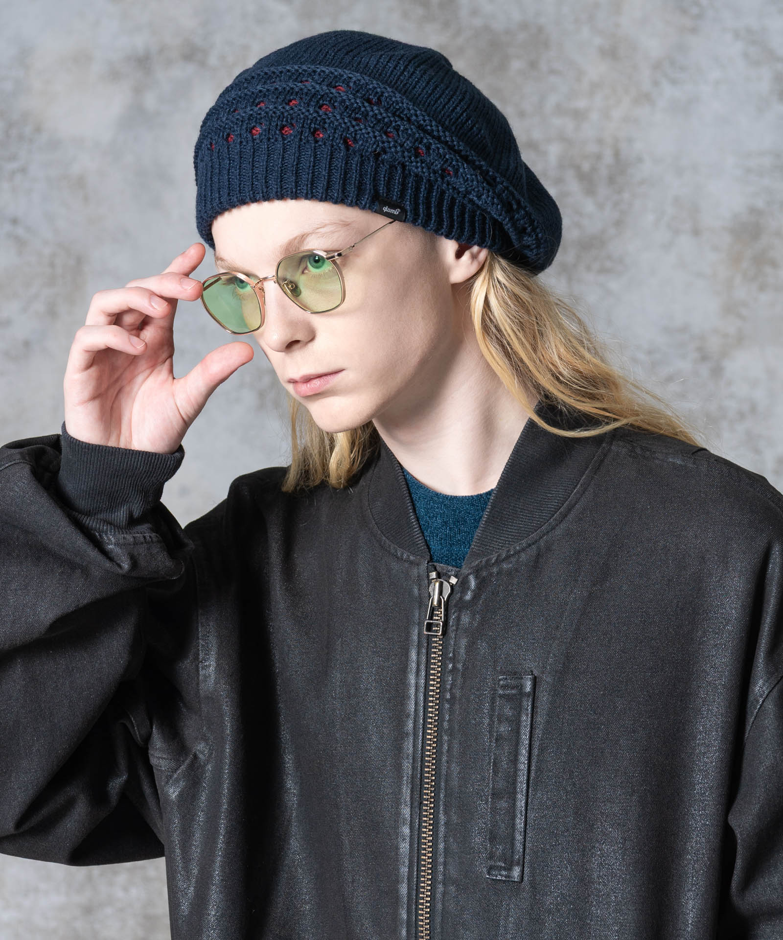 GB0325/CP05 : Reversible Knit Beret / リバーシブルニットベレー