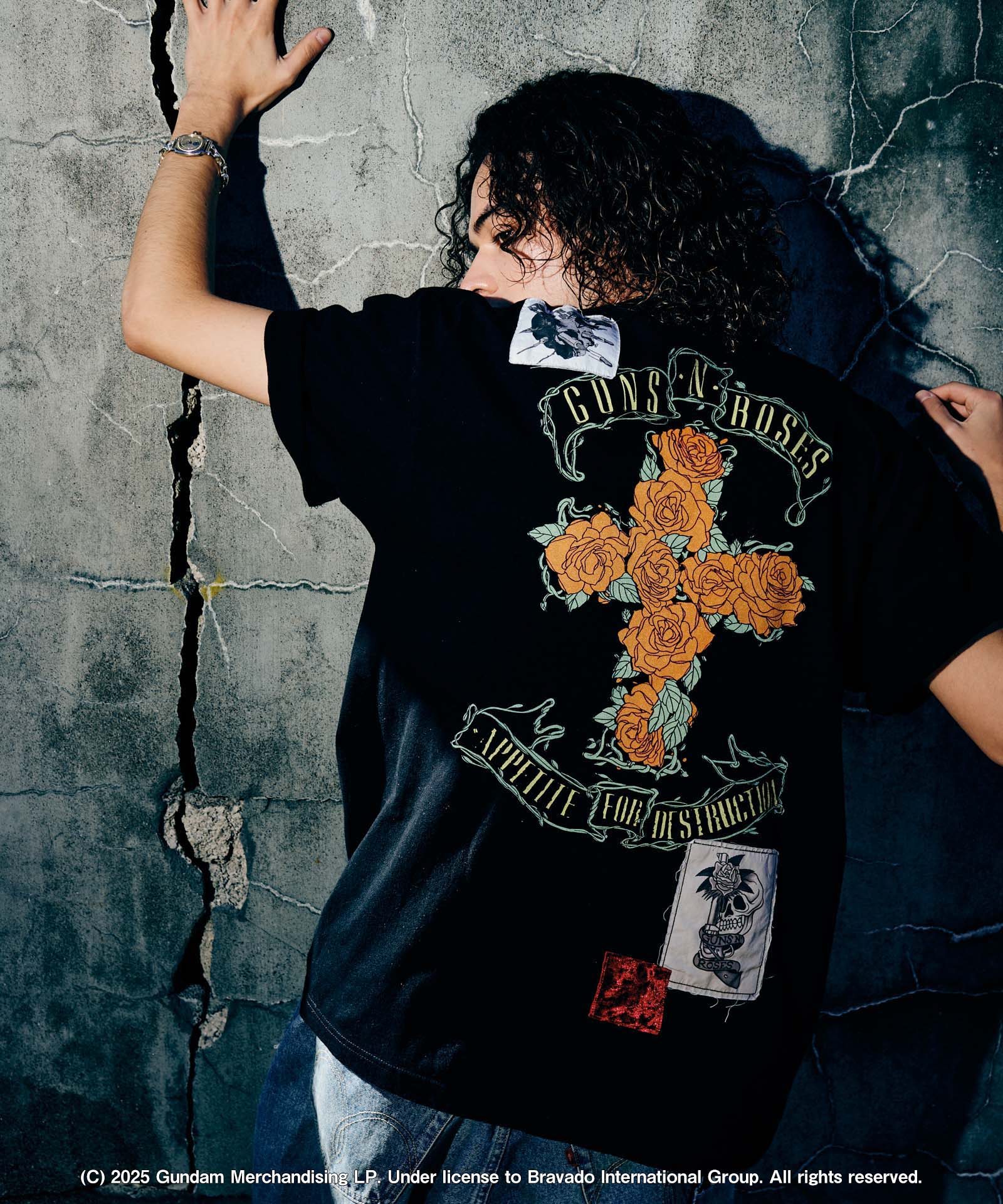GB0325/CS02 : GUNS N' ROSES Cross T-Shirt / ガンズアンド