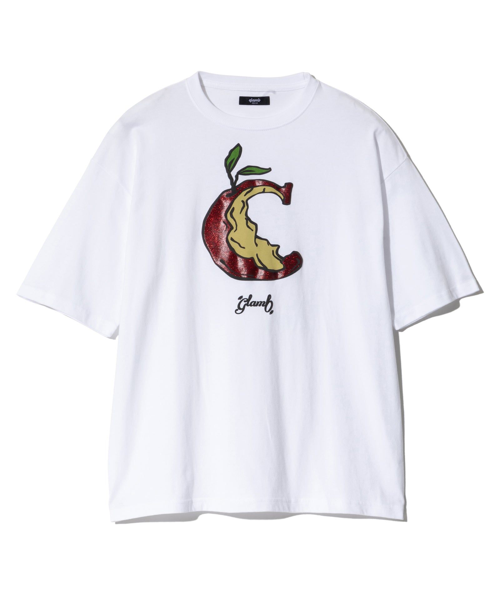 GB0325/CS06 : Glitter Eaten Apple T-shirt / グリッターイートゥン