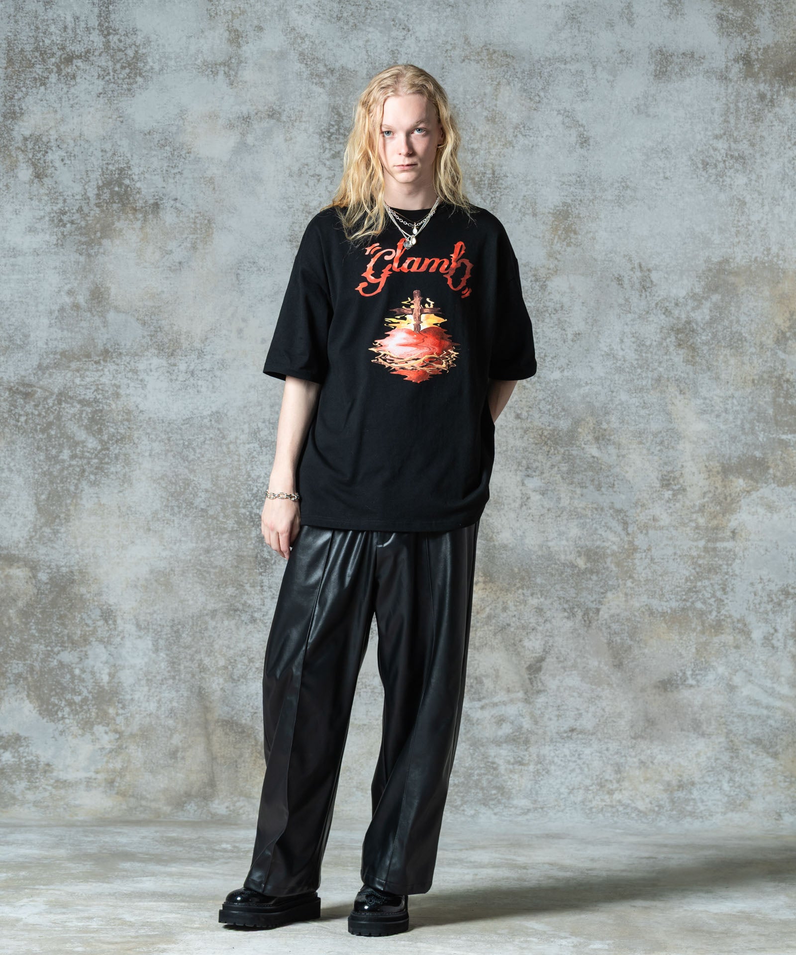 crumbsuckers vintage Tシャツ　クロスオーバー GB0325/CS07 : Crunch Cross Heart T-shirt / クランチクロスハートT