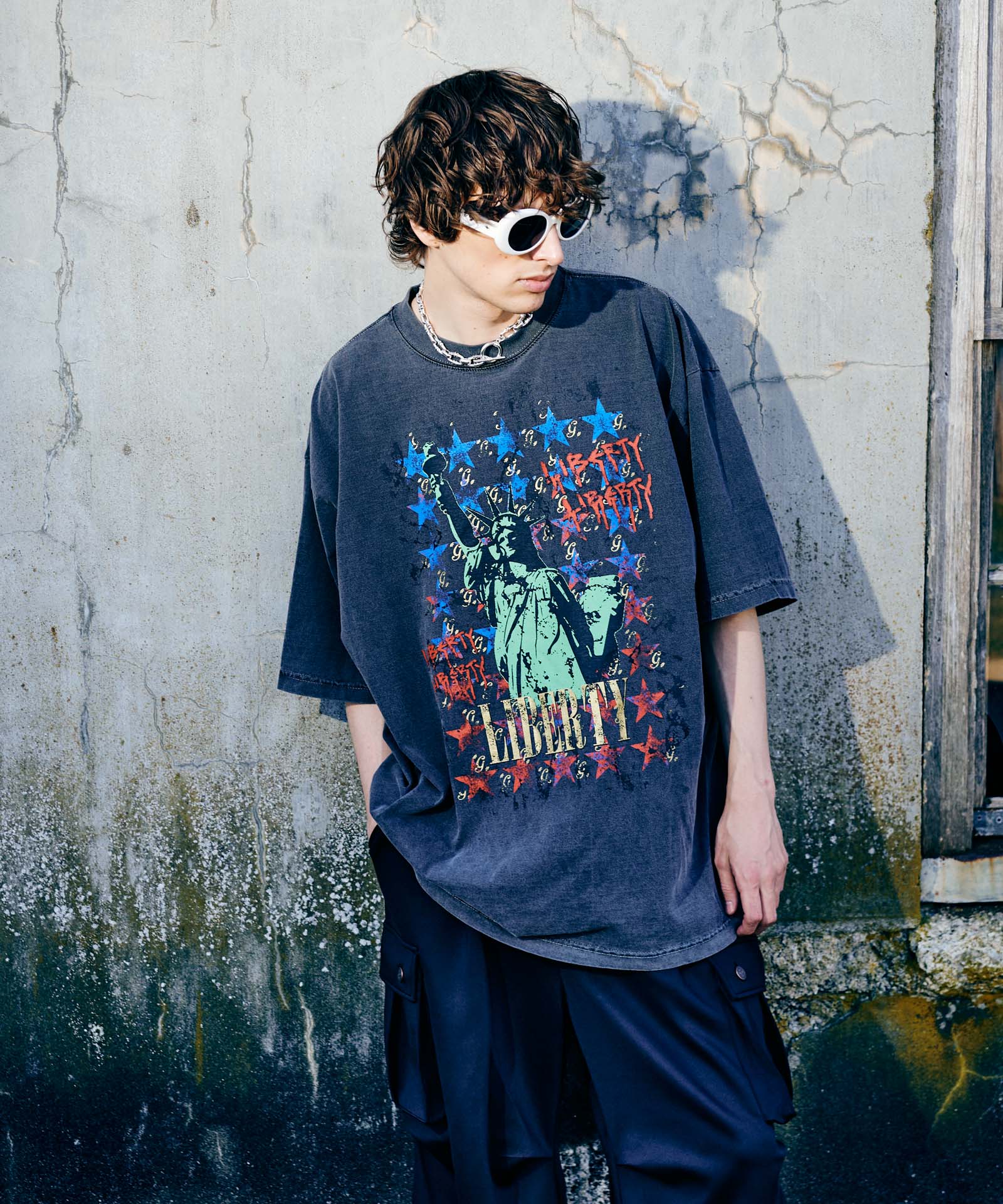 GB0325/CS08 : Liberty T-shirt / リバティTシャツ | glamb Online