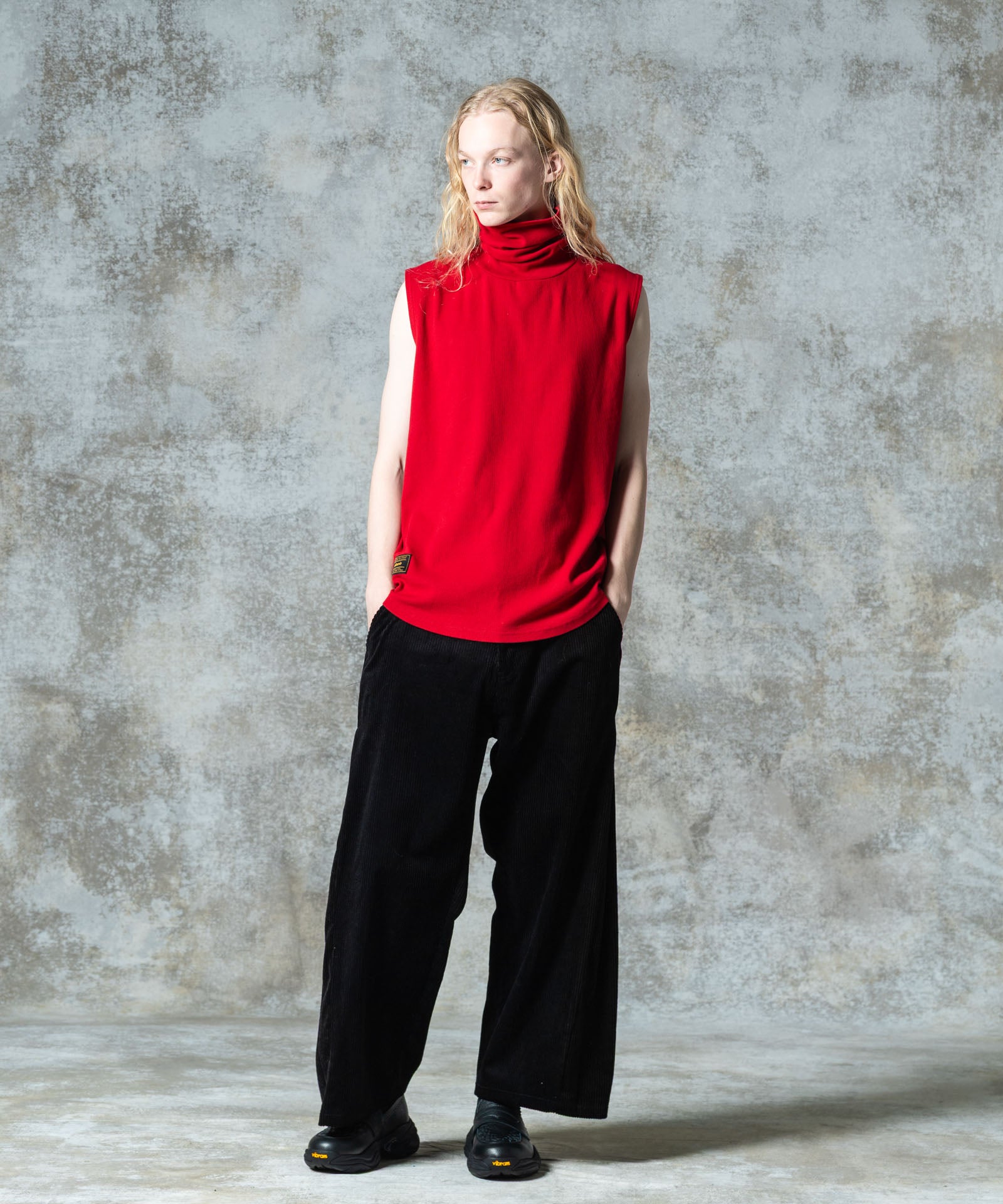 GB0325/CS20 : Turtle Neck Tank Top / タートルネックタンクトップ