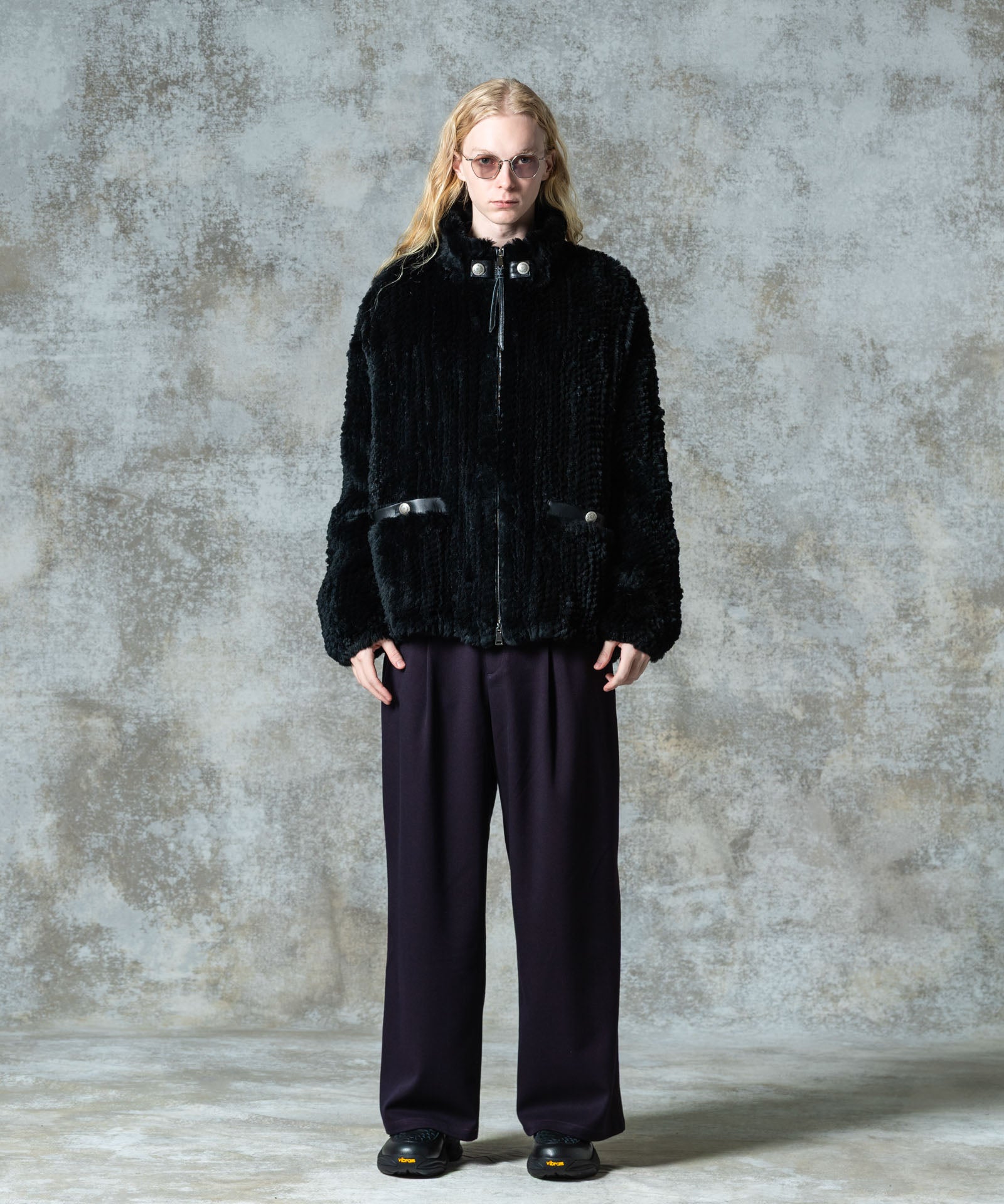 GB0325/JKT04 : Rabbit Fur Jacket / ラビットファージャケット