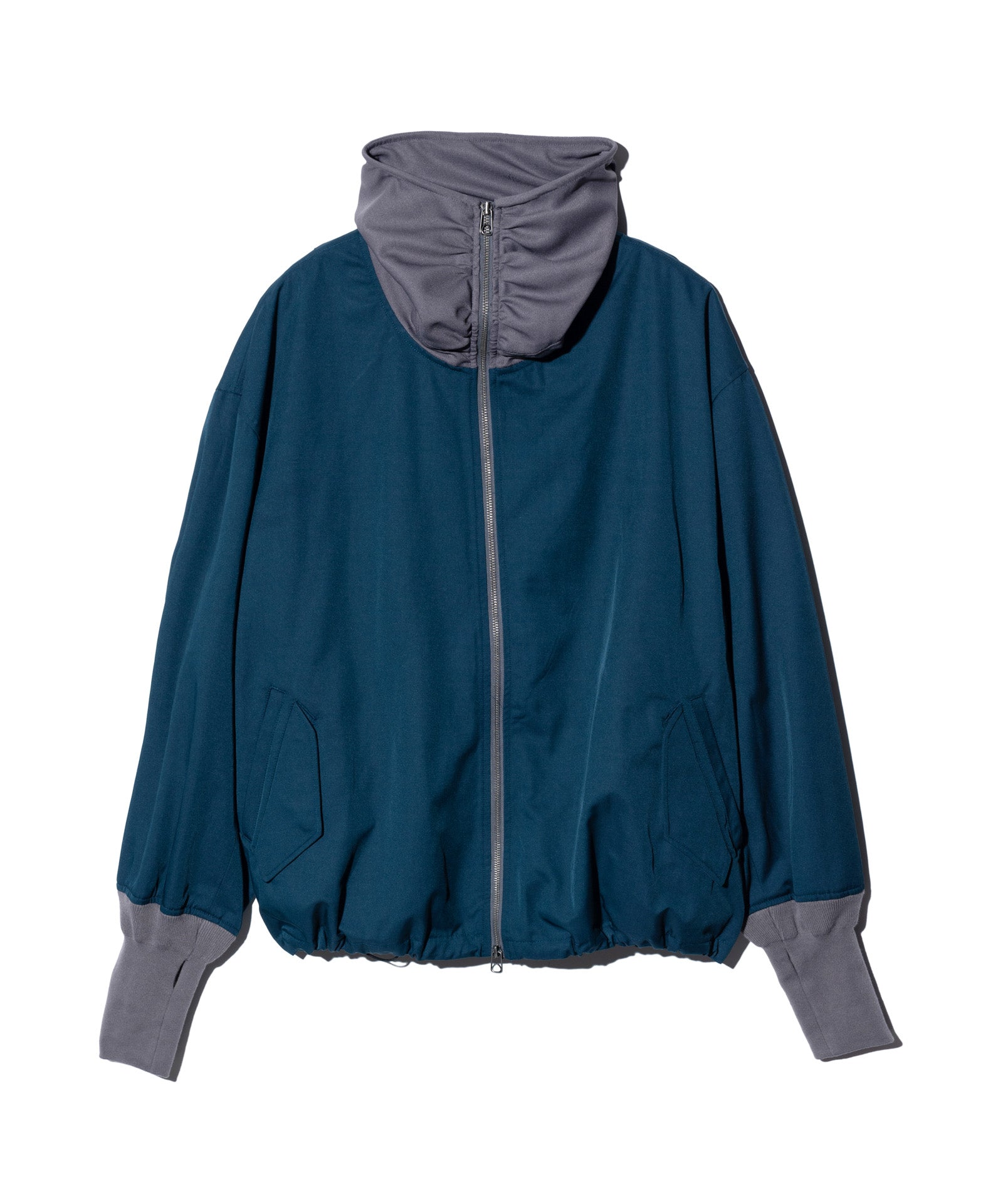 GB0325/JKT09 : Drape High Neck Jacket / ドレープハイネック