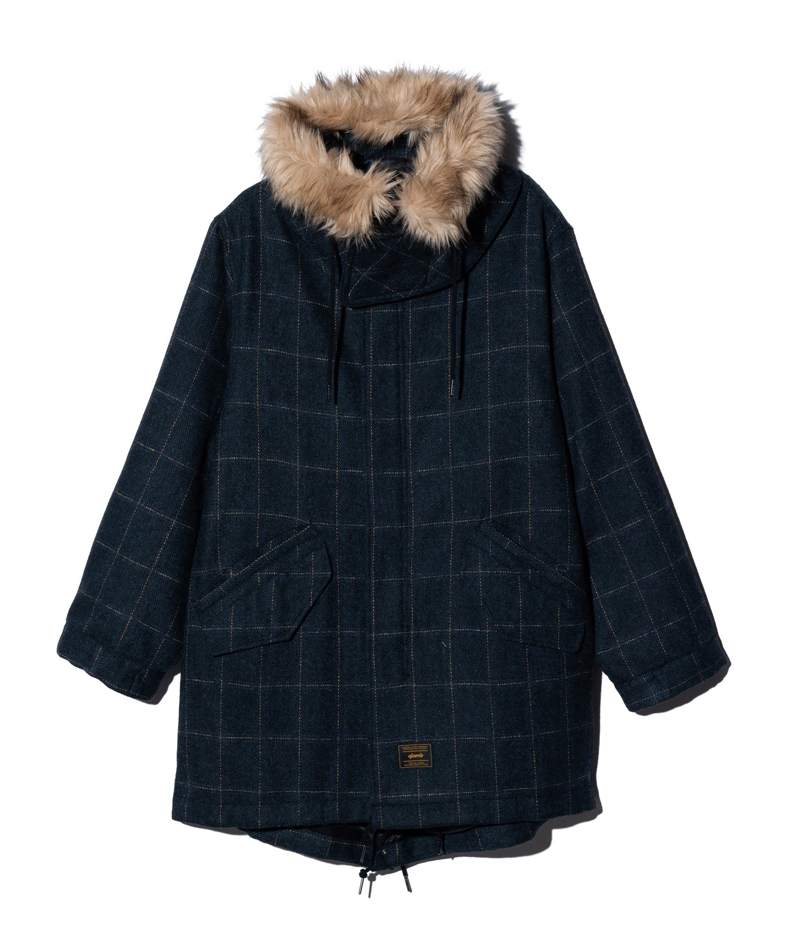 glamb（グラム）の「Hi Neck Mods Coat / ハイネックモッズ