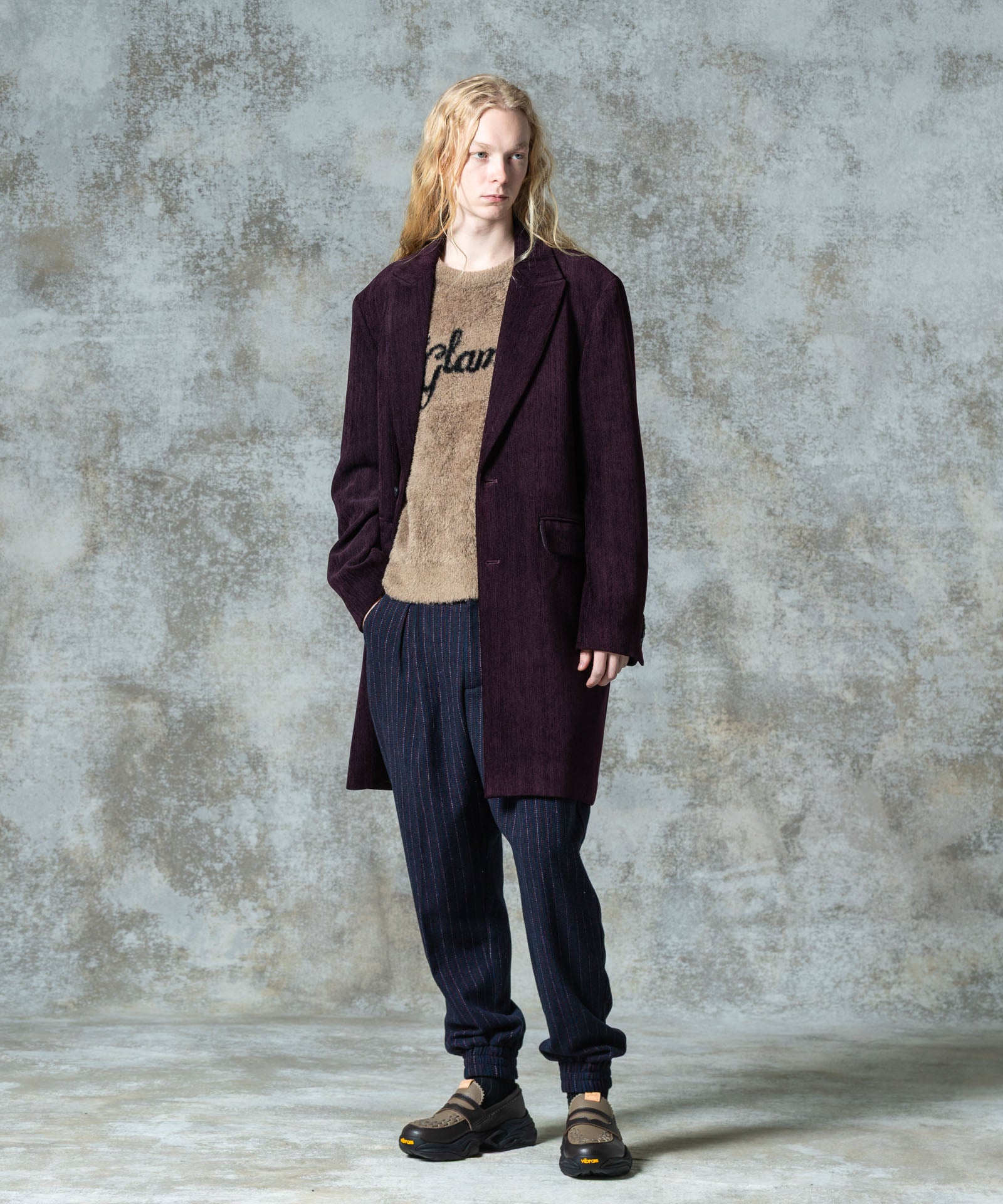 GB0325/JKT15 : Loose Chester Coat / ルーズチェスターコート | glamb