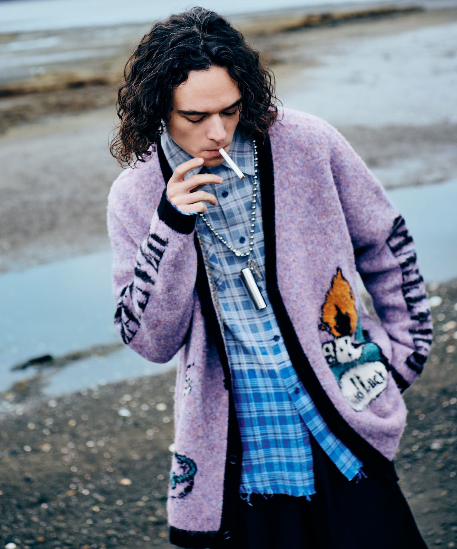 GB0325/KNT02 : Lighter Cardigan / ライターカーディガン | glamb