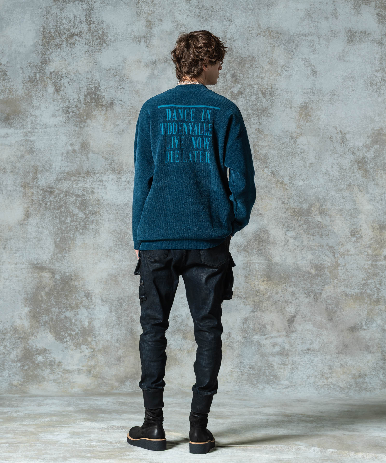 GB0325/KNT04 : Skull Molle Knit / スカルモールニット – glamb