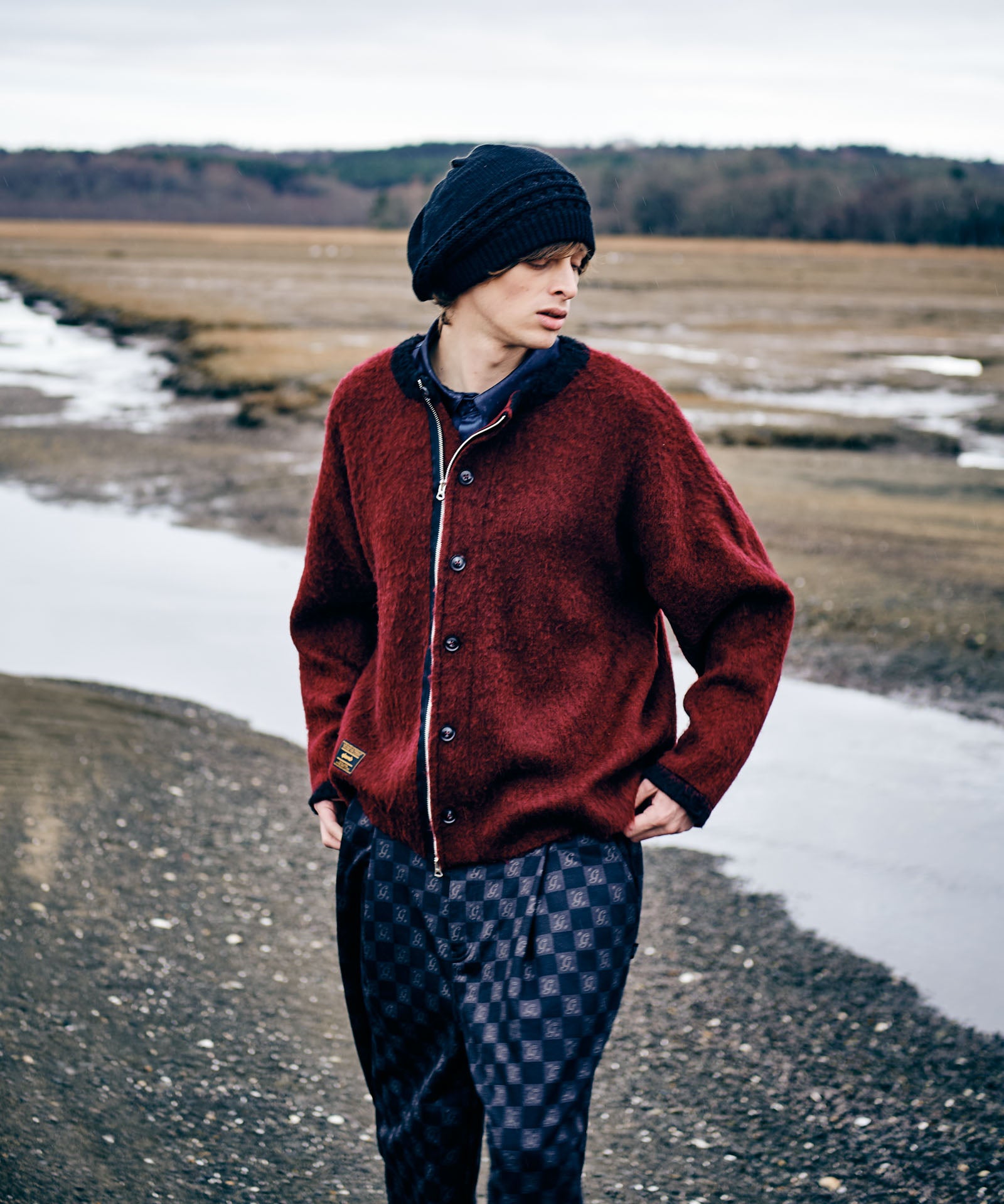 GB0325/KNT07 : Rockgarb Cardigan / ロックガーブカーディガン