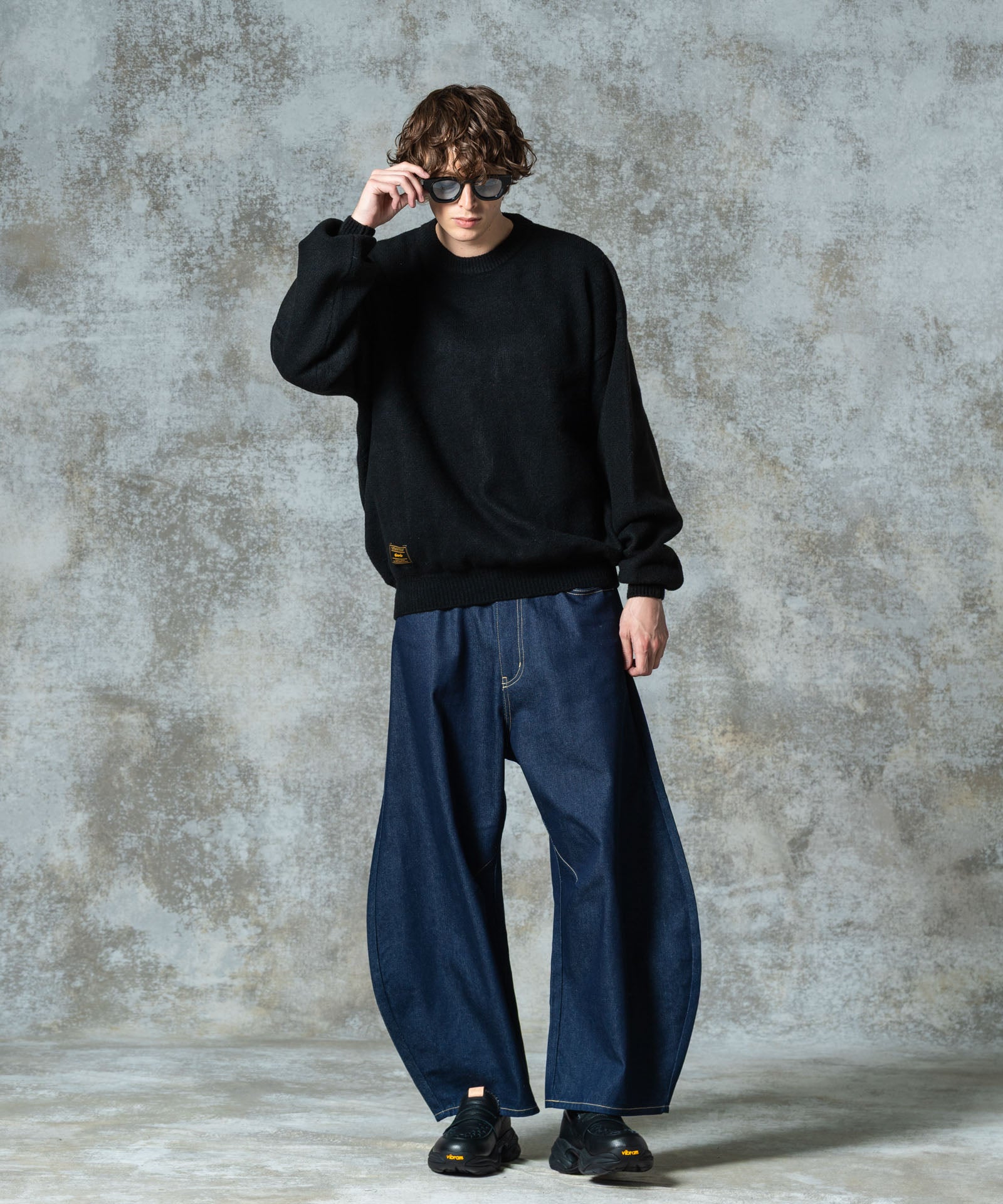 GB0325/KNT08 : Balloon Pullover Knit / バルーンプルオーバーニット