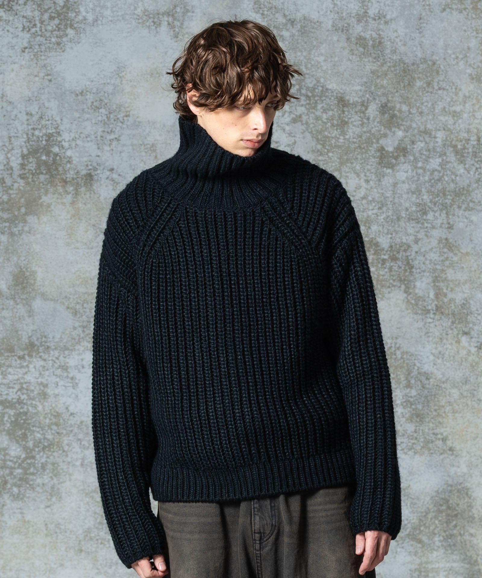 BANDAL TILDEN KNIT ブラック Mサイズ GB0325/KNT10 : Turtle Neck Raglan Knit / タートルネックラグラン