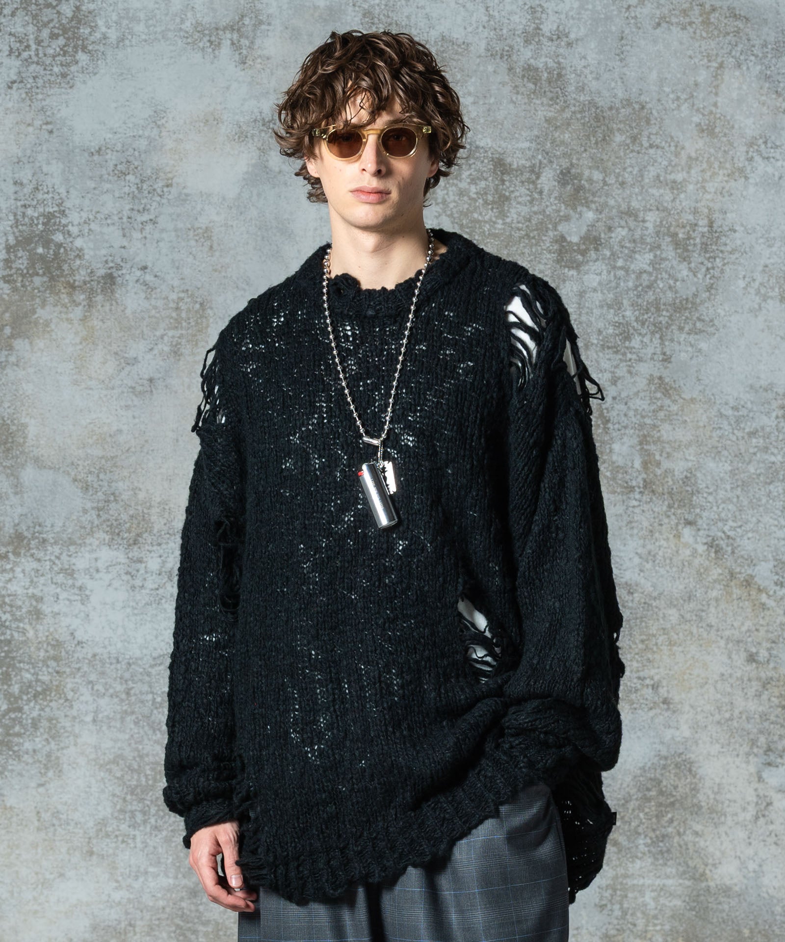 damaged knit ダメージニット パンク グランジ archive