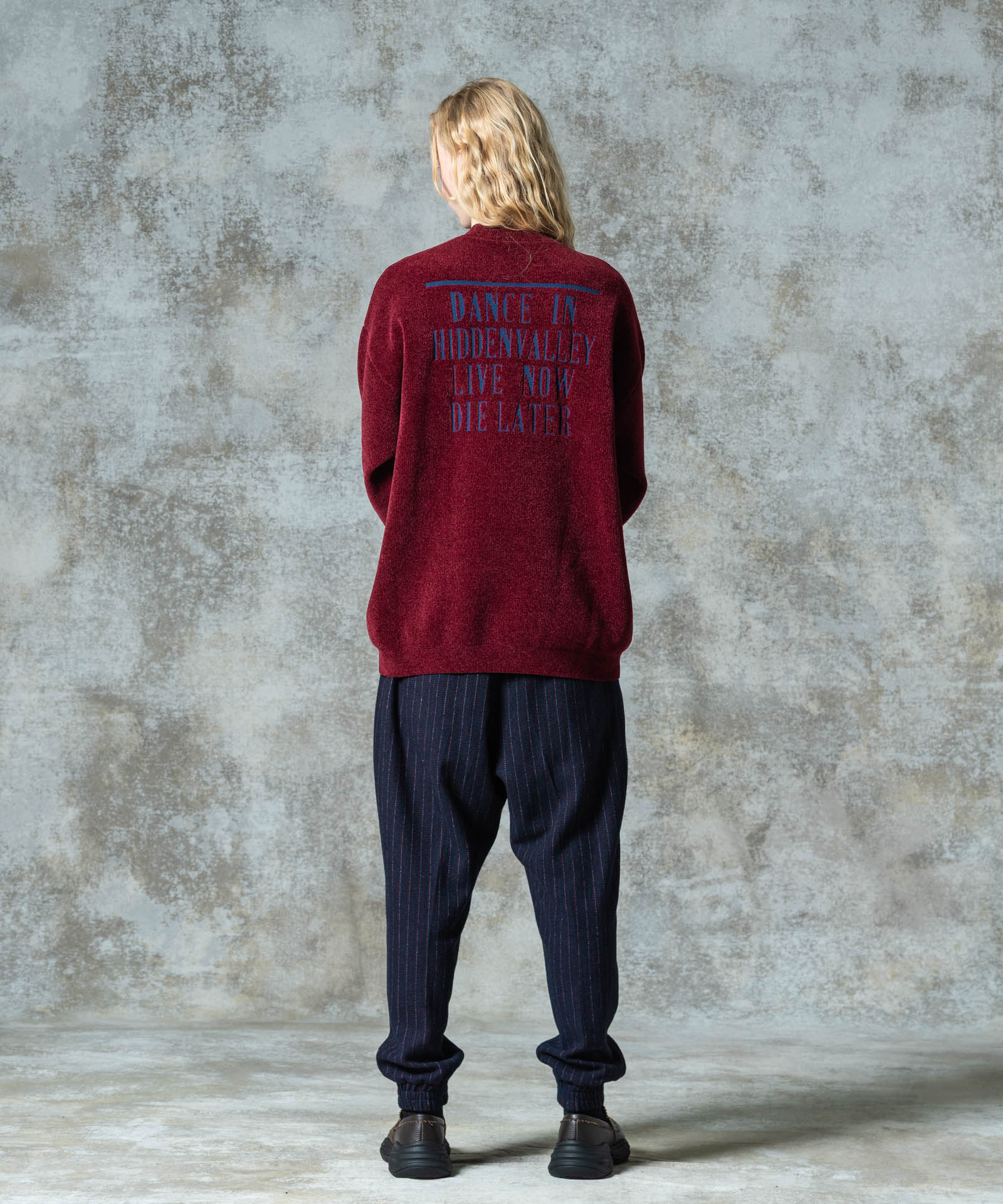 GB0325/P05 : Deformed Tweed Slacks / デフォームツイードスラックス