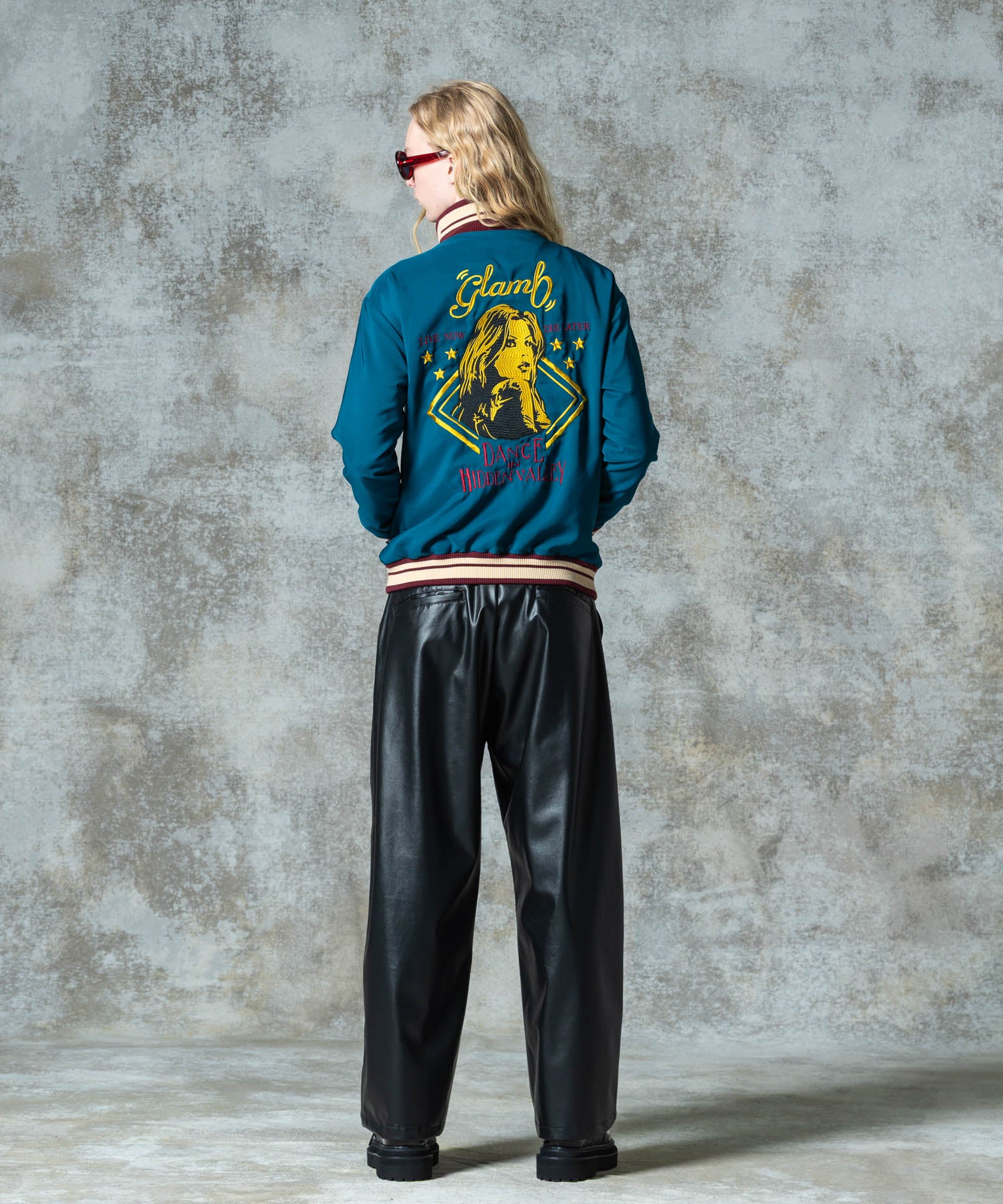 GB0325/P09: Synth Leather Baggy Slacks / Synth Celether Buggy