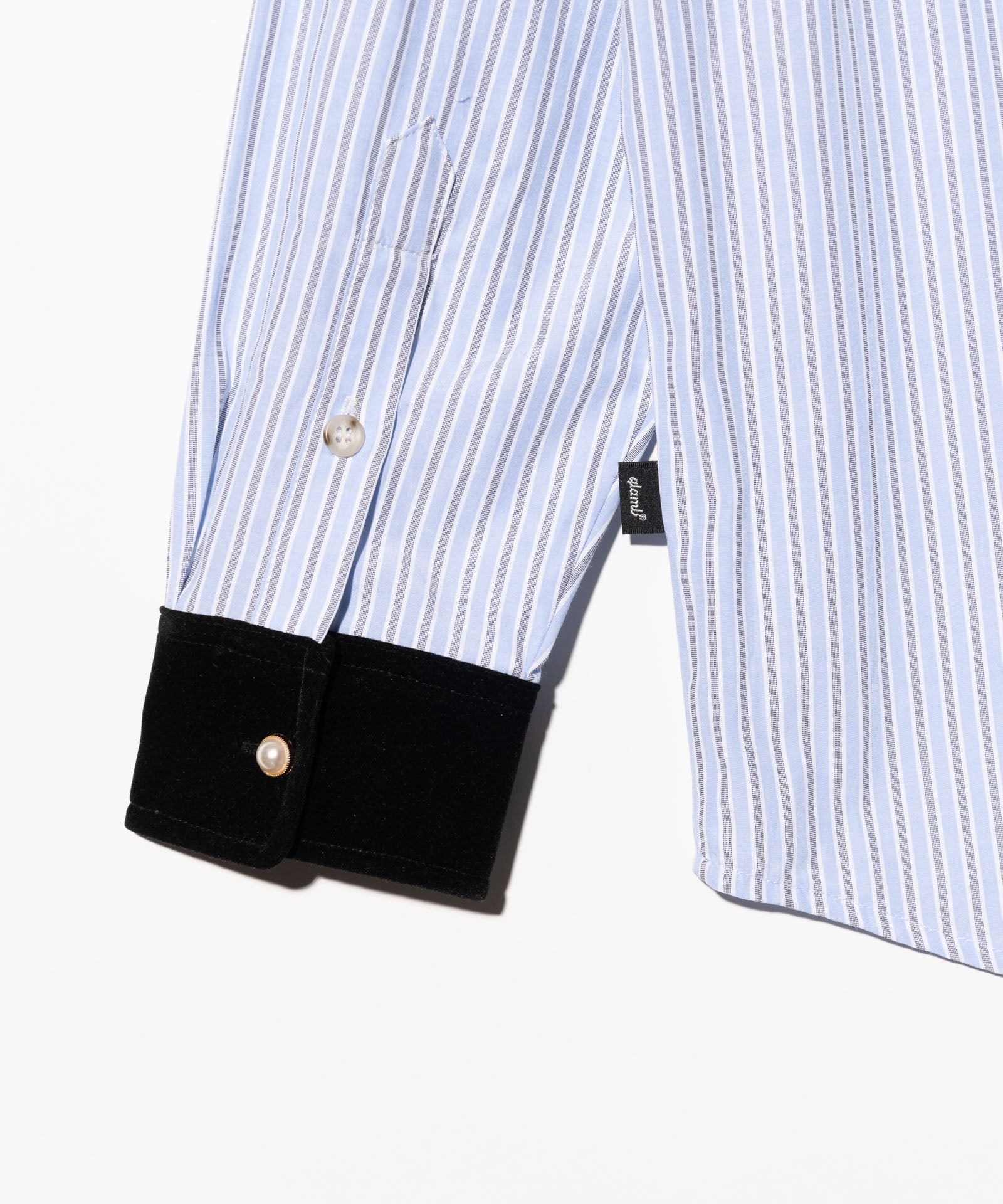 GB0325/SH03 : Noble Velvet Collar Shirt / ノーブルヴェルヴェット