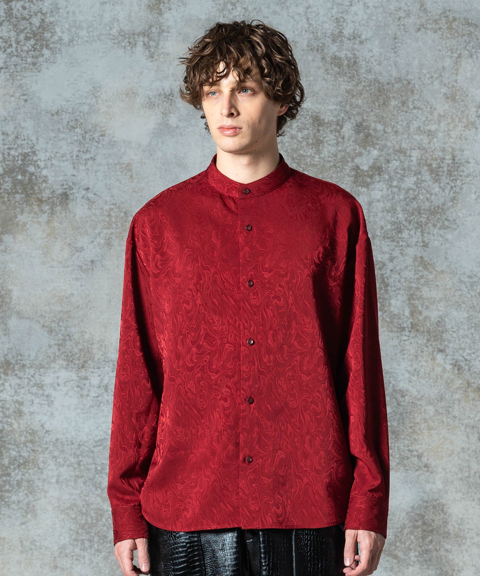 GB0325/SH05 : Glamour Stand Collar Shirt / グラマースタンドカラー