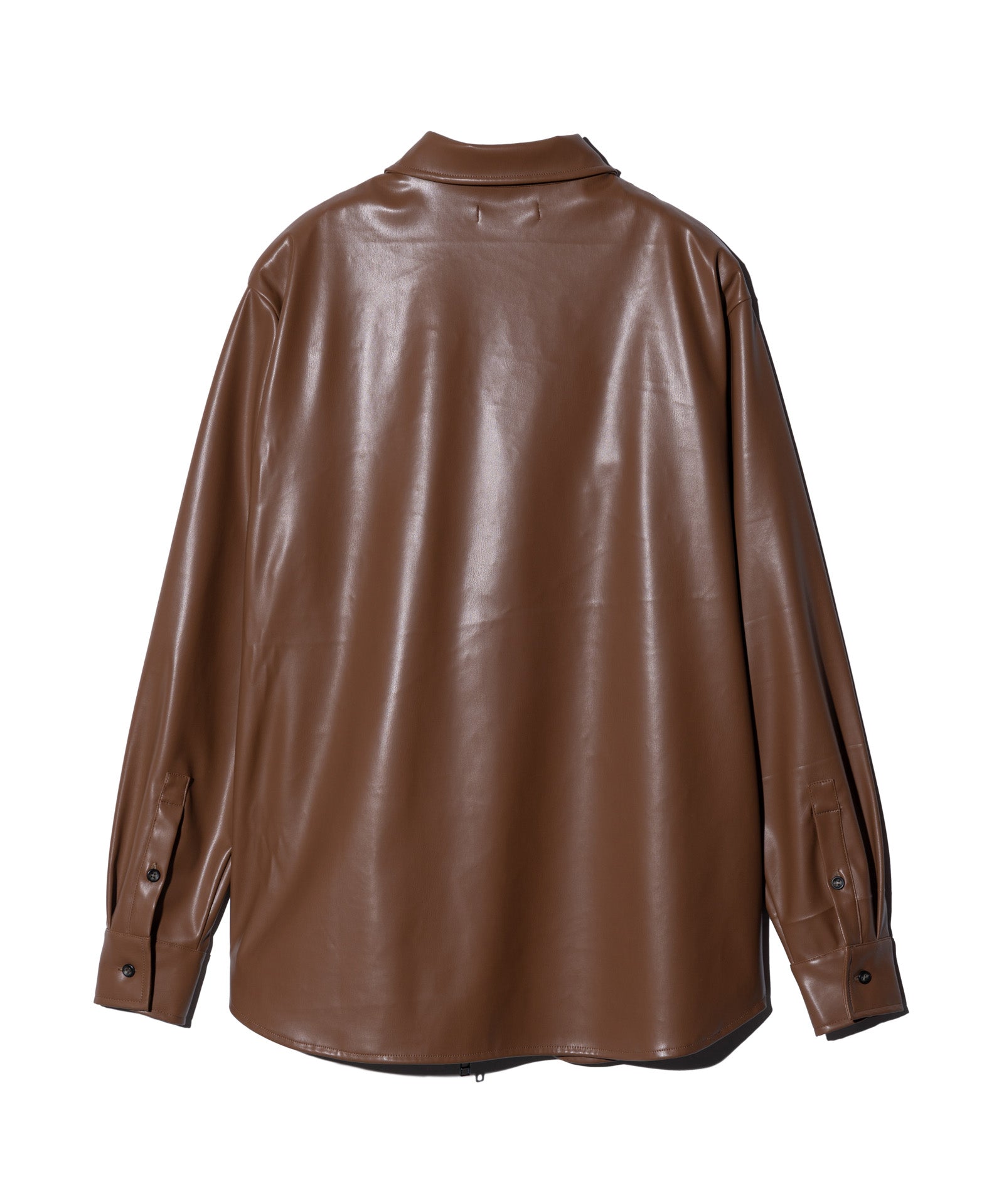 attachment レザーシャツ ATTACHMENT シャツ 「ATTACHMENT/アタッチメント」ポリエステル