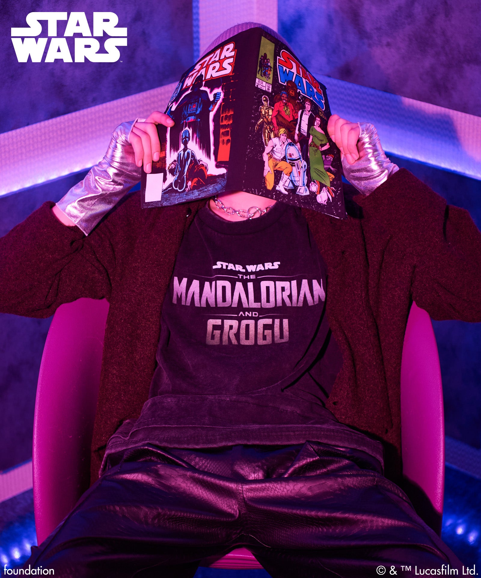 GB0326/SW02 : STAR WARS/Tri Layered Cutsew / スター・ウォーズ