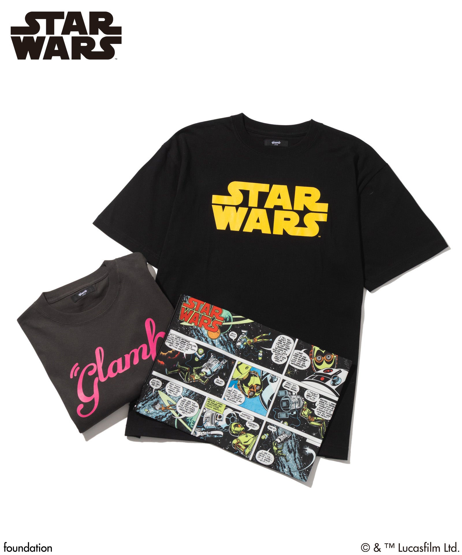 スターウォーズ Tシャツ 2枚セット L GB0326/SW05 : STAR WARS/2-Pack Tee / スター・ウォーズ/2パックT