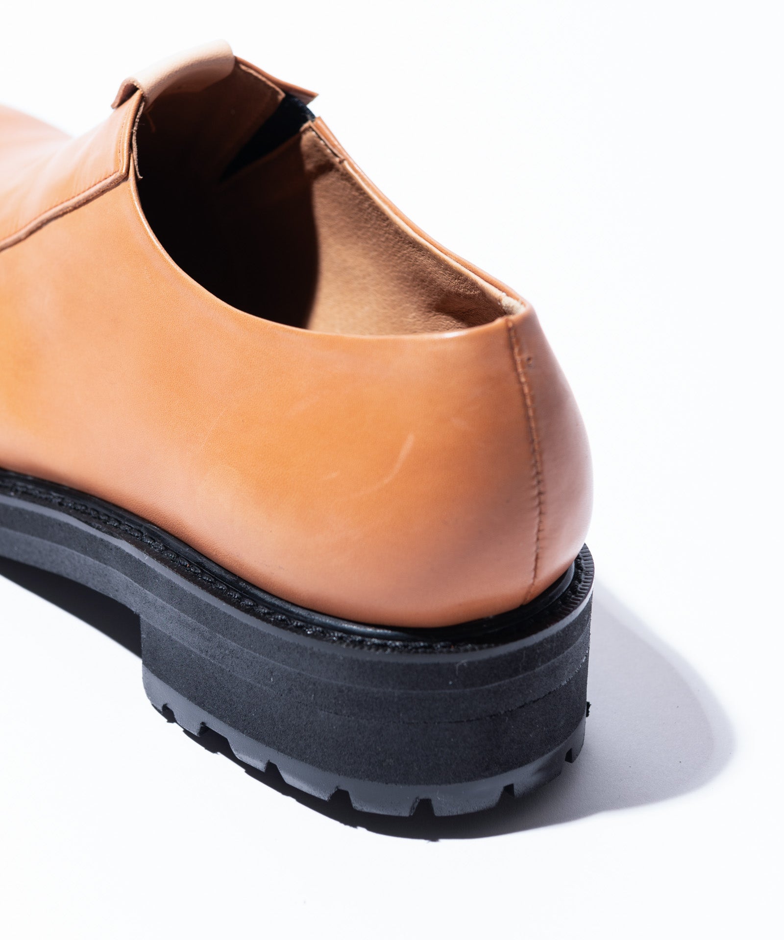 GB0424/AC02 : Leather Slip-On Shoes / レザースリップオンシューズ