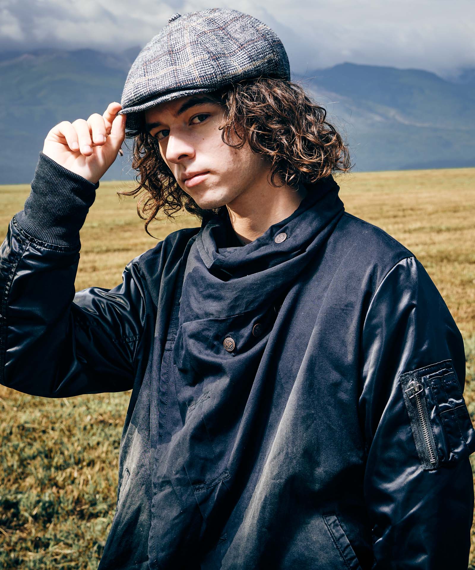 GB0424/CP01 : Compact Brim Tweed Casquette / コンパクトブリム