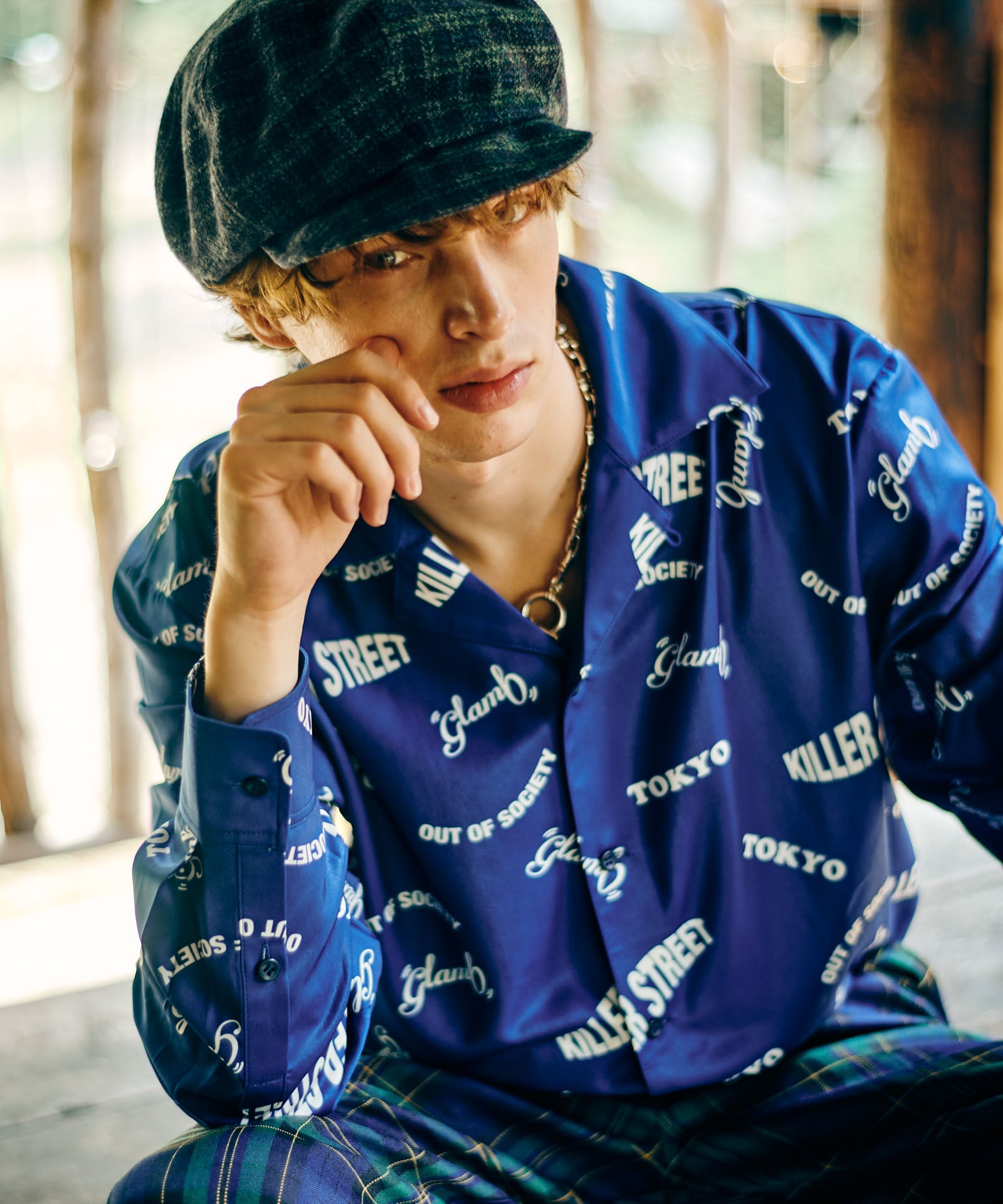 GB0424/CP01 : Compact Brim Tweed Casquette / コンパクトブリム