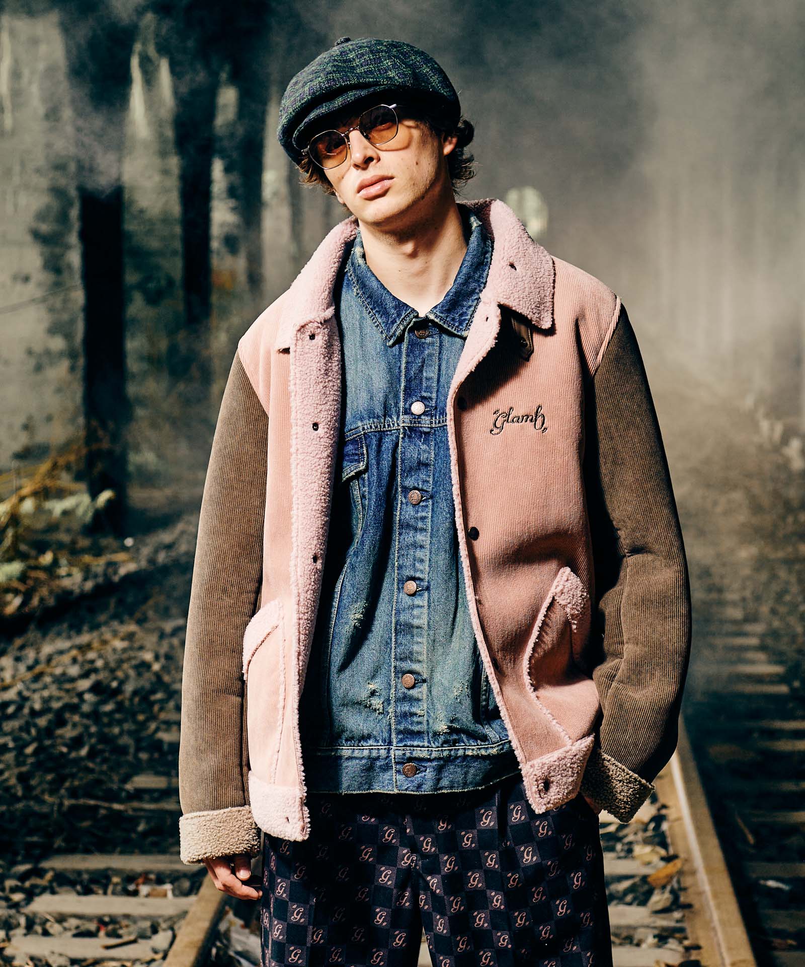 GB0424/CP01 : Compact Brim Tweed Casquette / コンパクトブリム