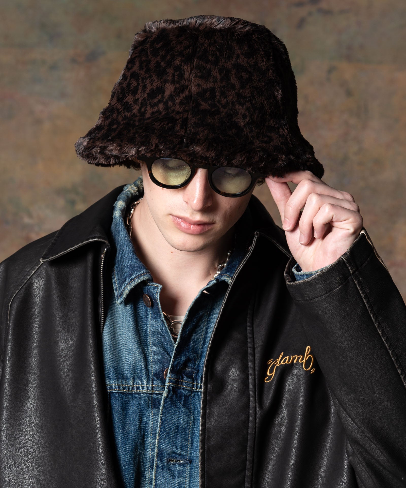 GB0424/CP07 : Fake Fur Bucket Hat / フェイクファーバケットハット