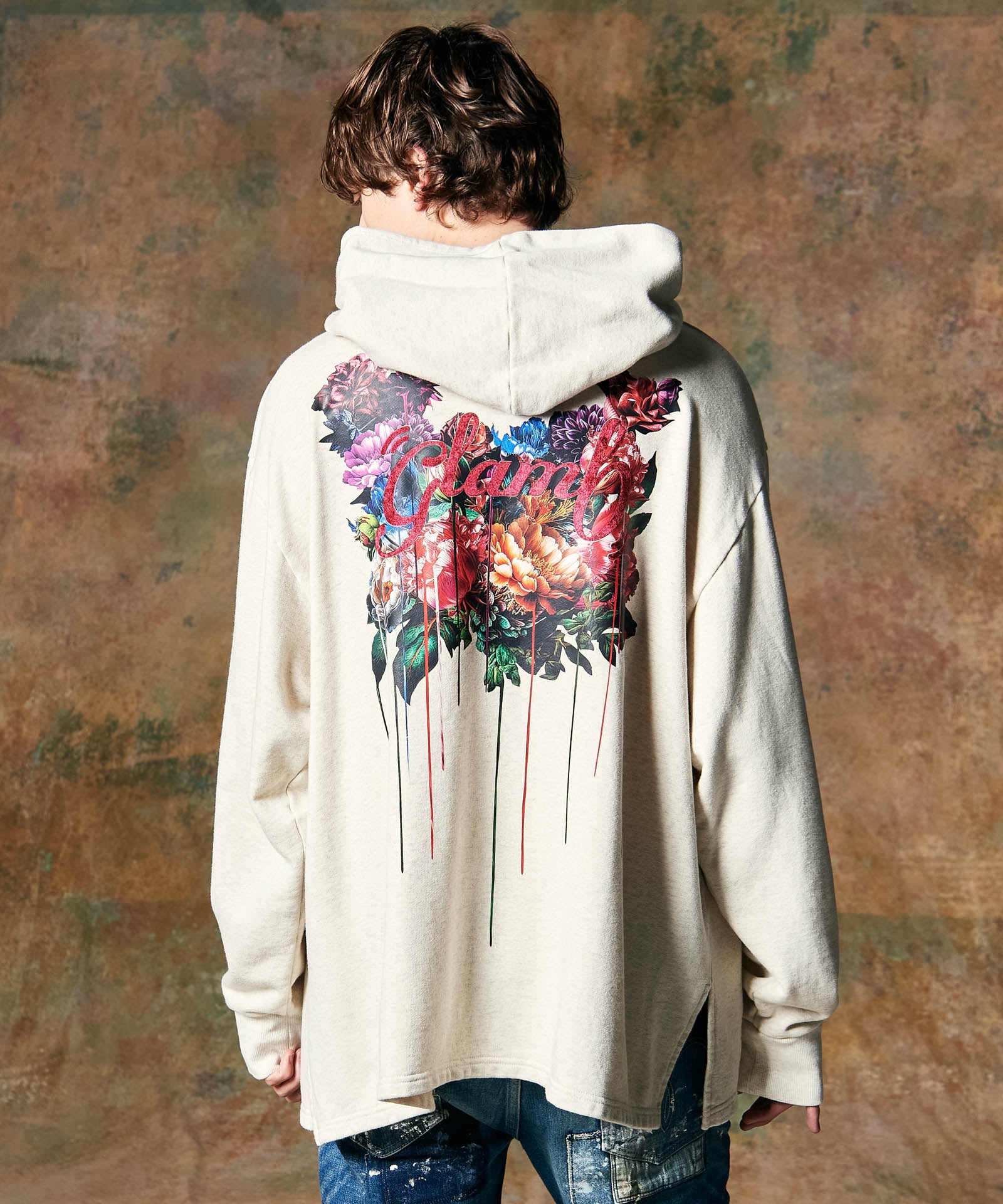 GB0424/CS02 : Melting Flower Hoodie / メルティングフラワーフーディ