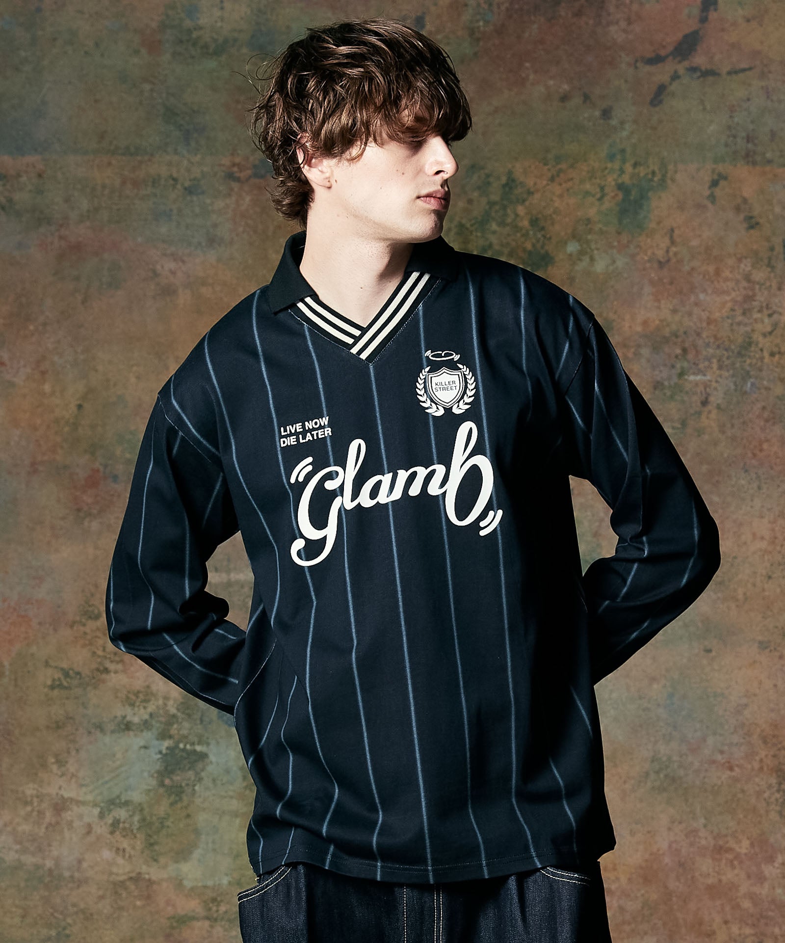 GB0424/CS10 : Stripe Football Cutsew / ストライプ