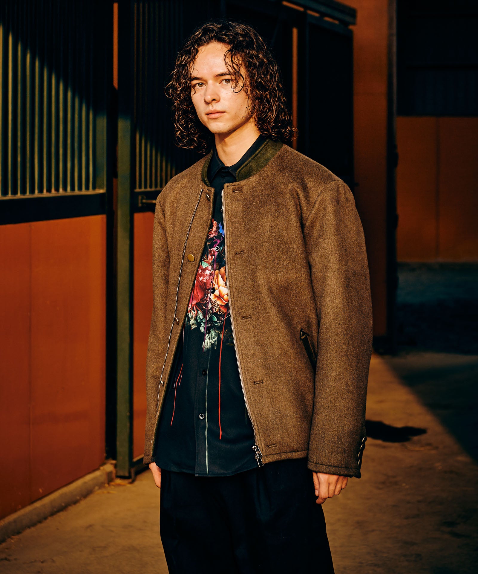 GB0424/JKT01: Melton Napoleon Blouson / Melton Napoleon Blouson