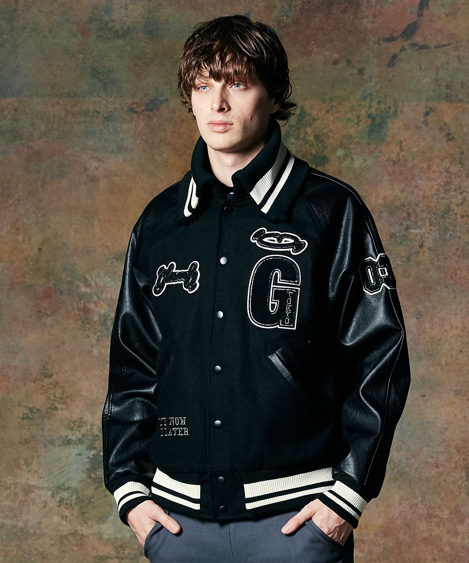 GB0424/JKT04 : GB Letterman Jacket / ジービーレターマンジャケット