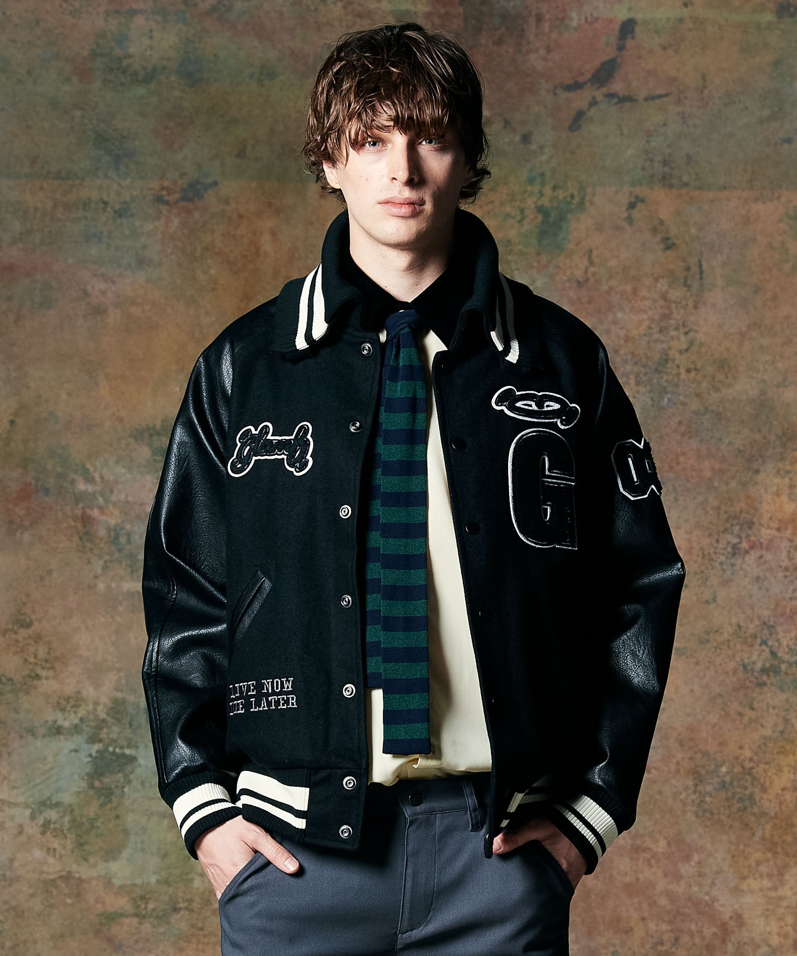 GB0424/JKT04 : GB Letterman Jacket / ジービーレターマンジャケット