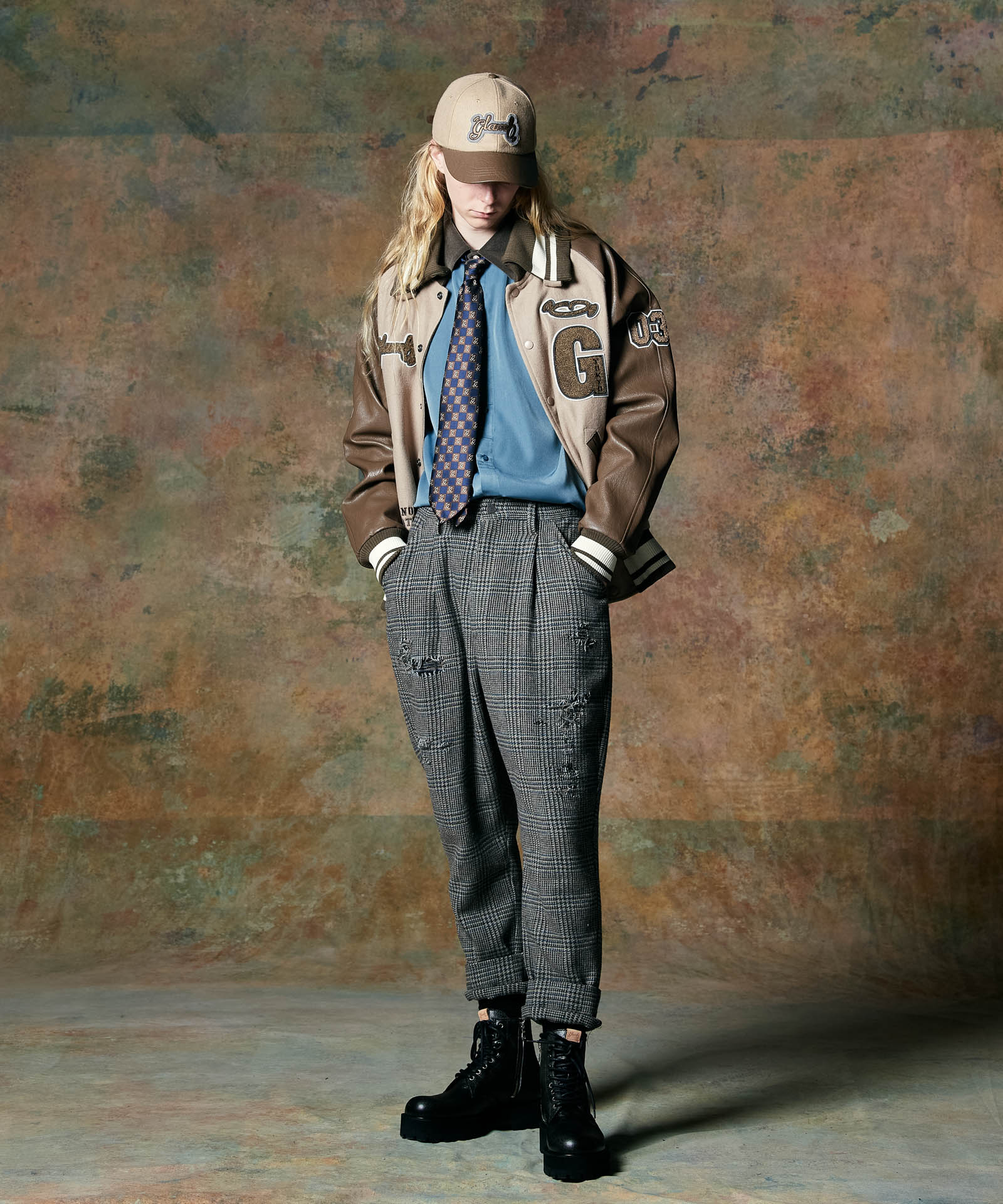 GB0424/JKT04 : GB Letterman Jacket / ジービーレターマンジャケット