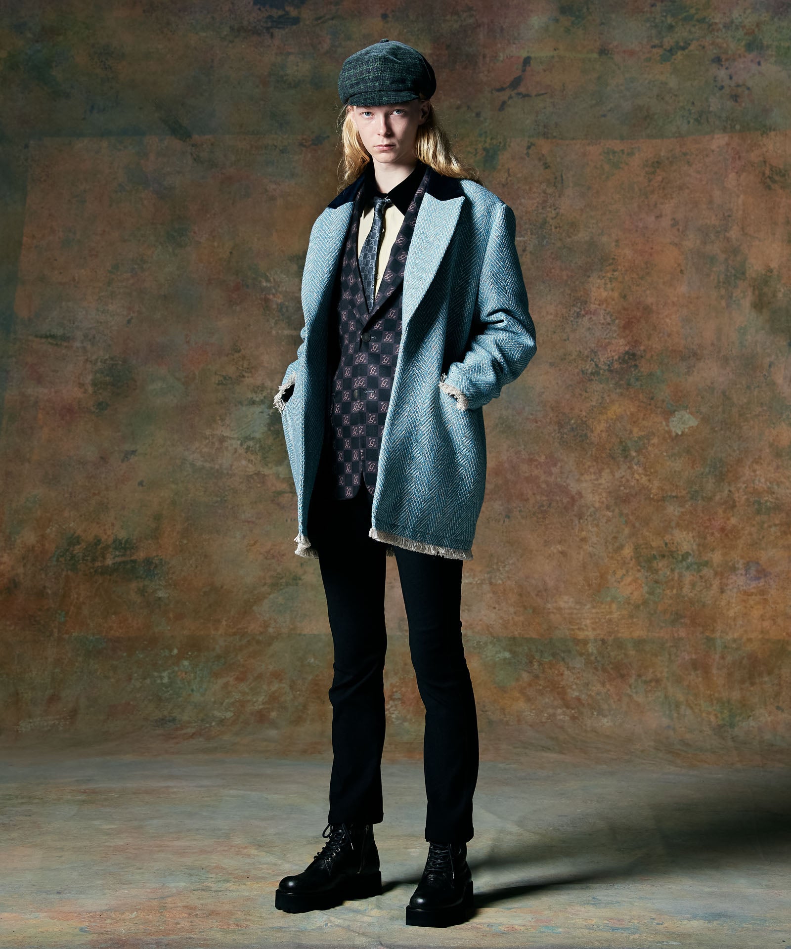 glamb チェスターコート（ダウンコート） glamb Polar chester coat 青