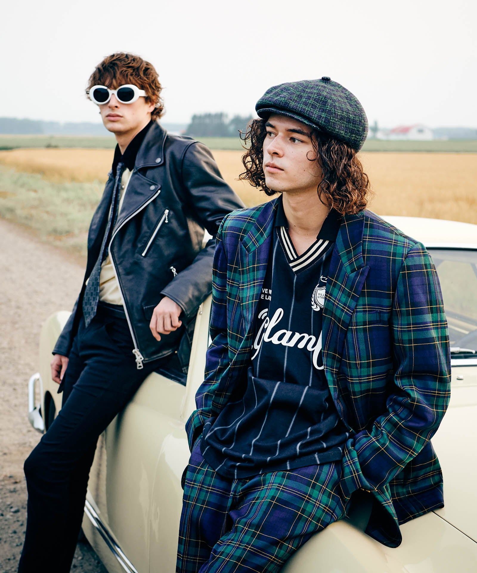 GB0424/JKT17: Calf Leather Riders Jacket / Calf Leather Rider