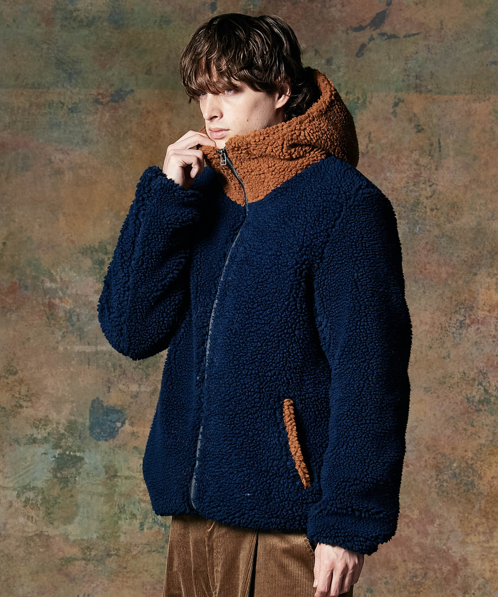 GB0424/JKT18 : Big Hood Boa Jacket / ビッグフードボアジャケット