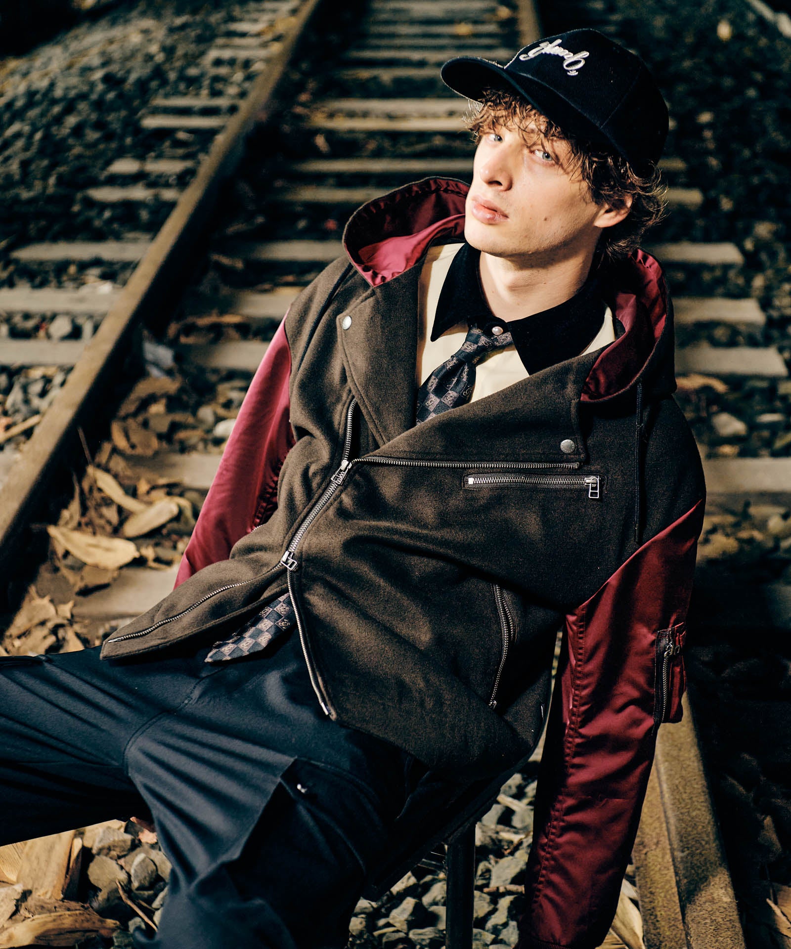 GB0424/JKT19: Combination Hood Riders Jacket / Combination Hood