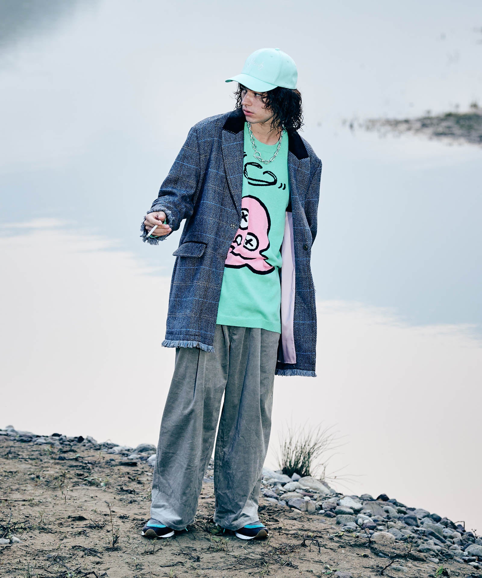GB0424/KNT03 : Melt Head Knit / メルトヘッドニット | glamb Online