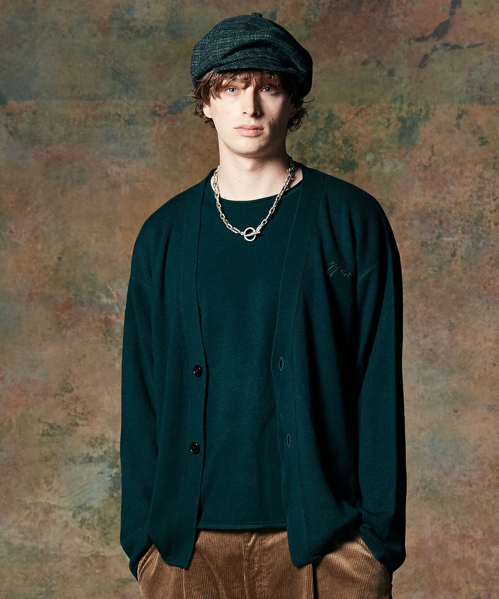 GB0424/KNT06 : Minimal Edge Cardigan / ミニマルエッジカーディガン