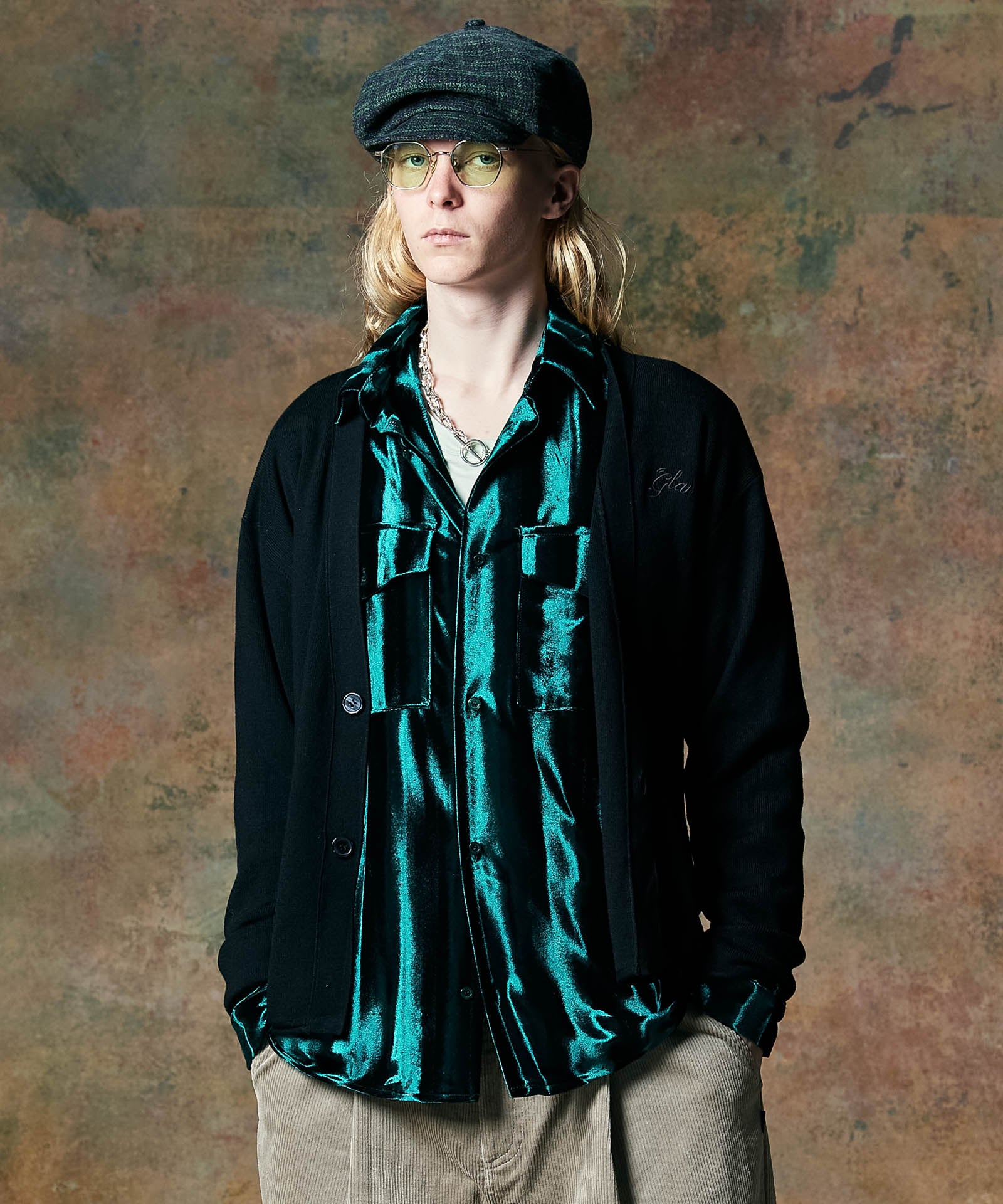 GB0424/KNT06 : Minimal Edge Cardigan / ミニマルエッジカーディガン