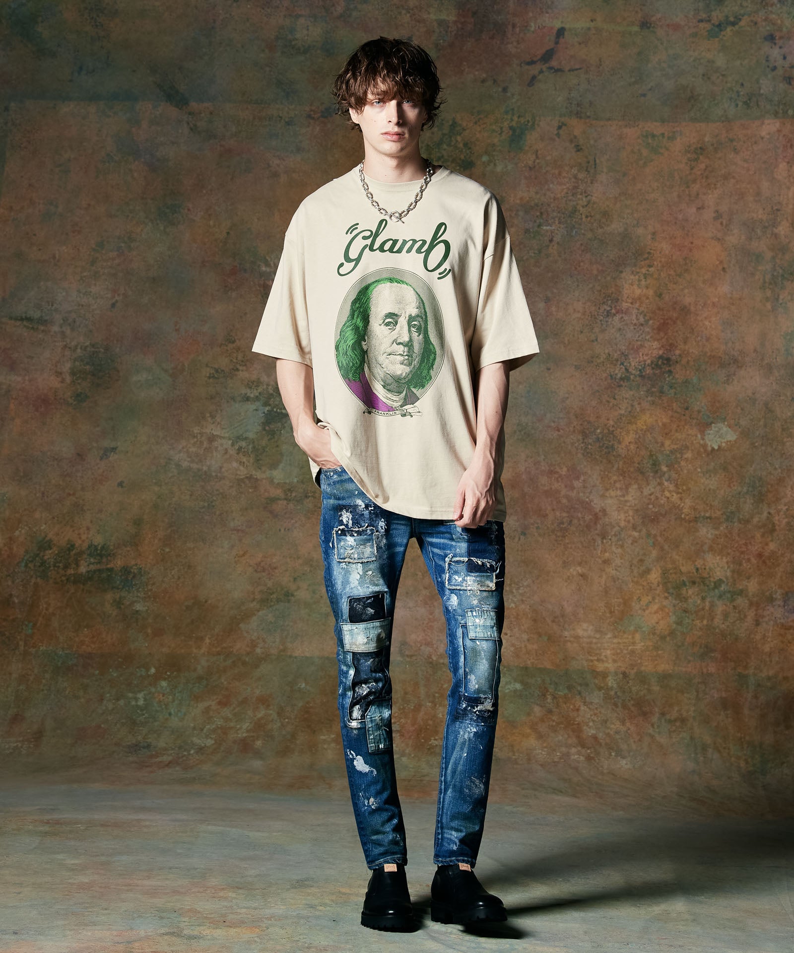 GB0424/P01 : Silver Coat Unplugged Denim / シルバーコート