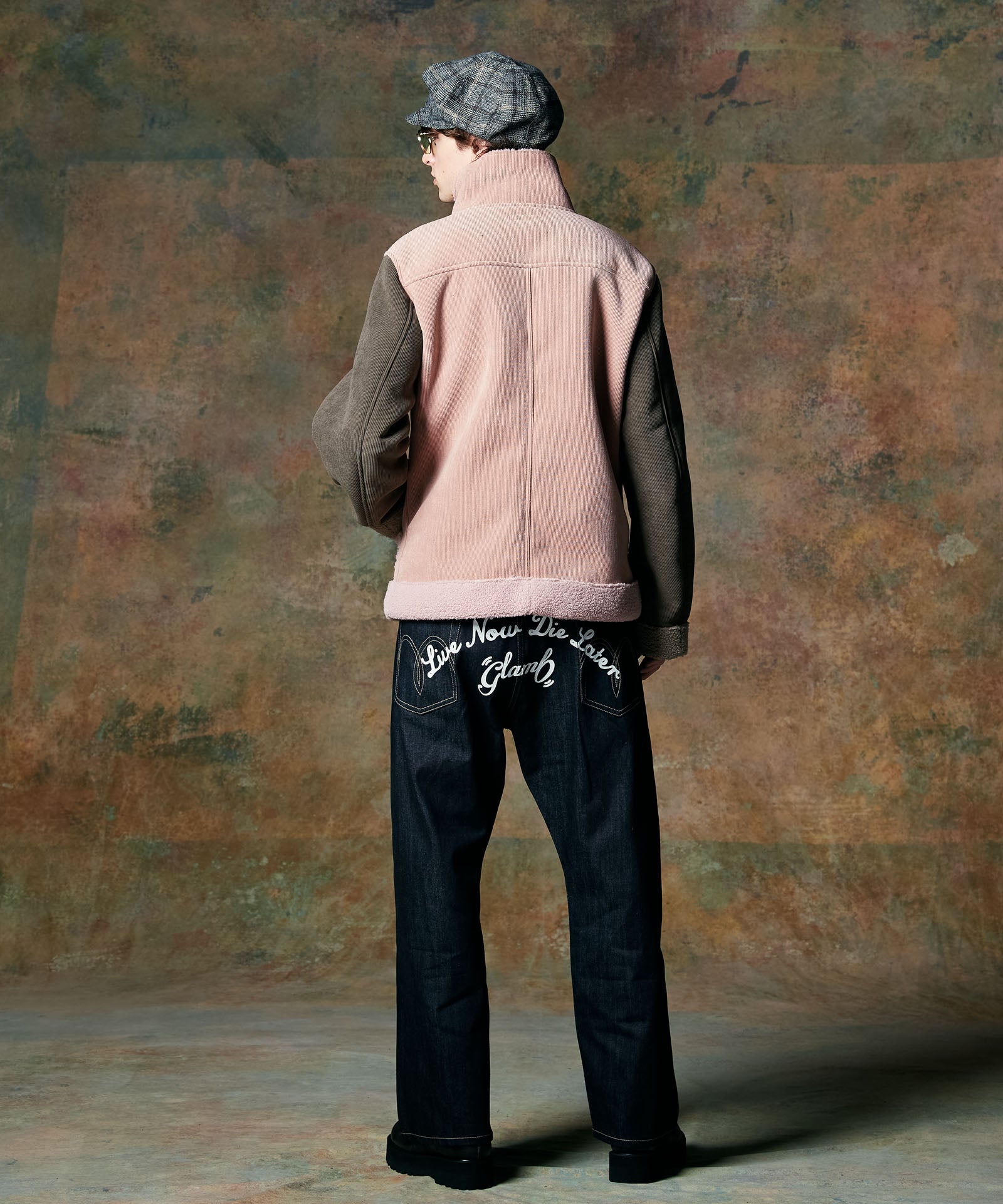 GB0424/P04 : Back Print Baggy Denim / バックプリントバギーデニム