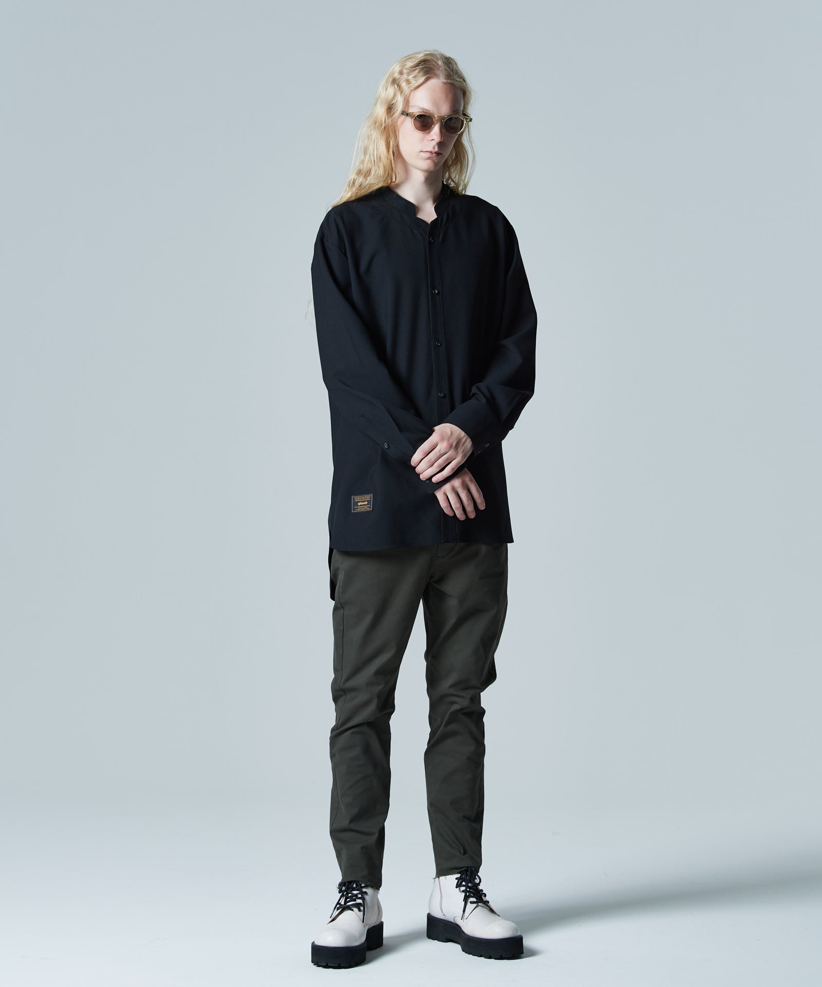 CLUBHAUS】 クラブハウスWIDE CHINO ブラック チノパンツ L GB0424/P07